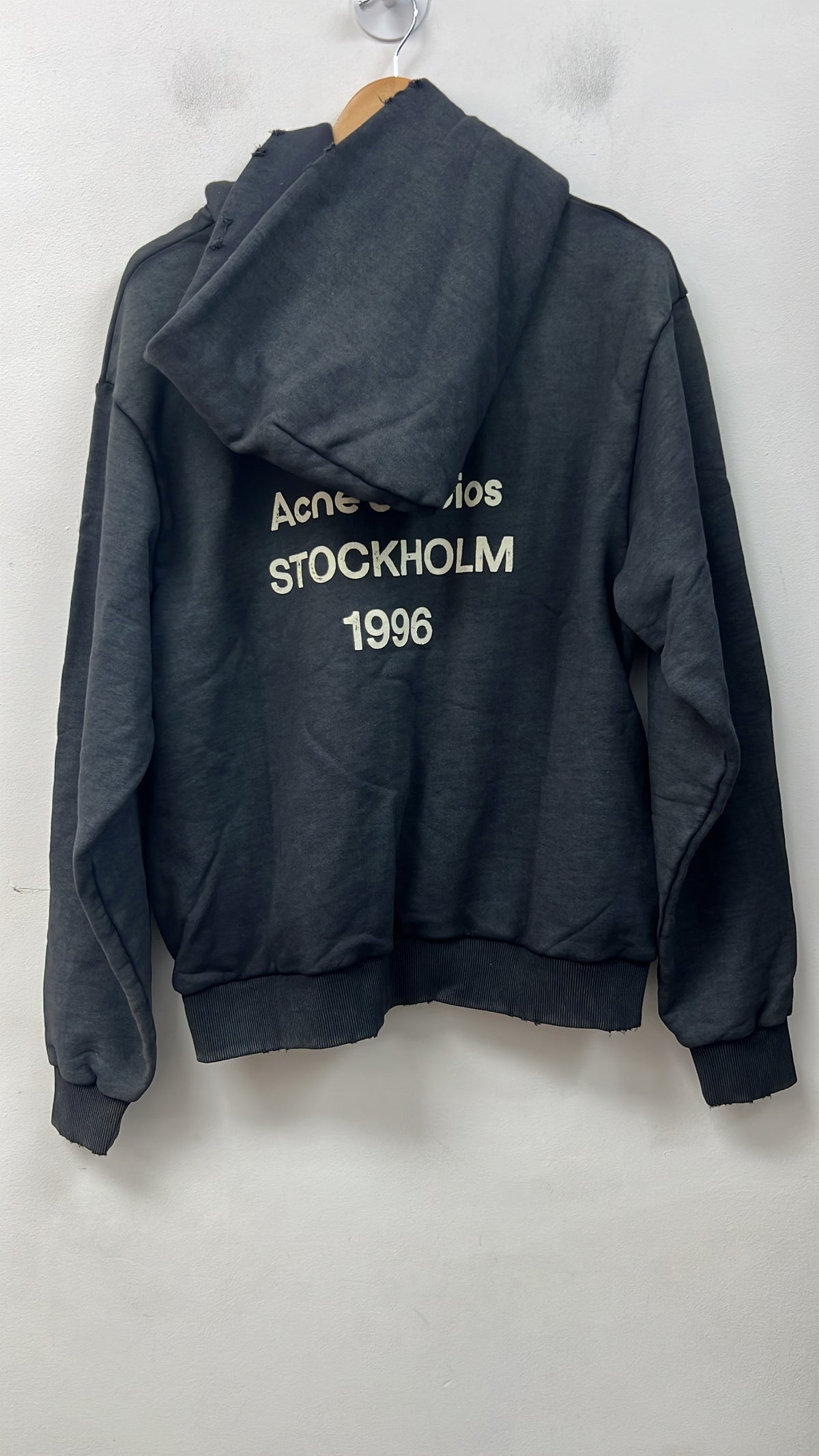 Acne Studios Black Cream Hoodie
