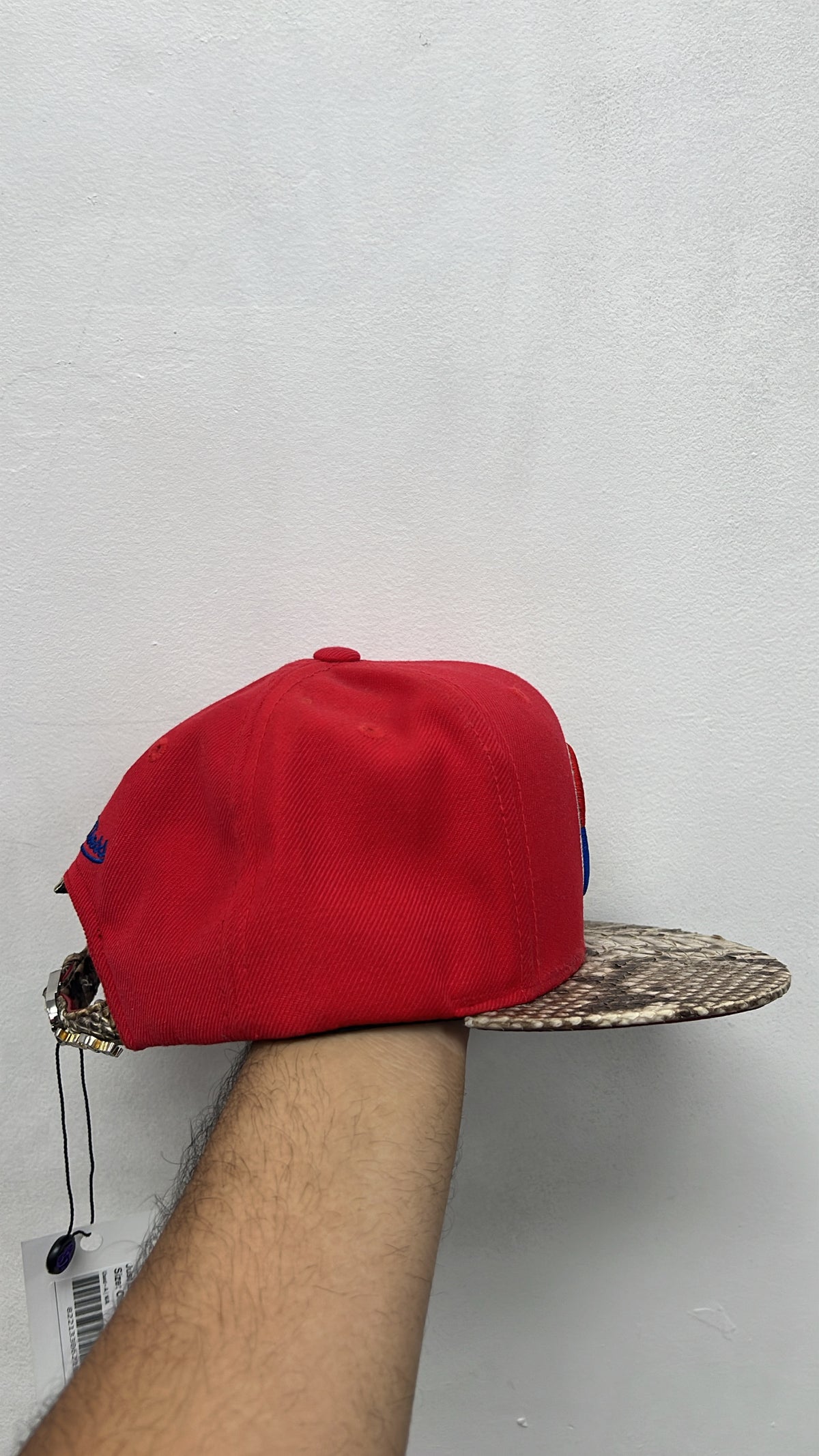 Just Don Red Blue NY Nets Hat