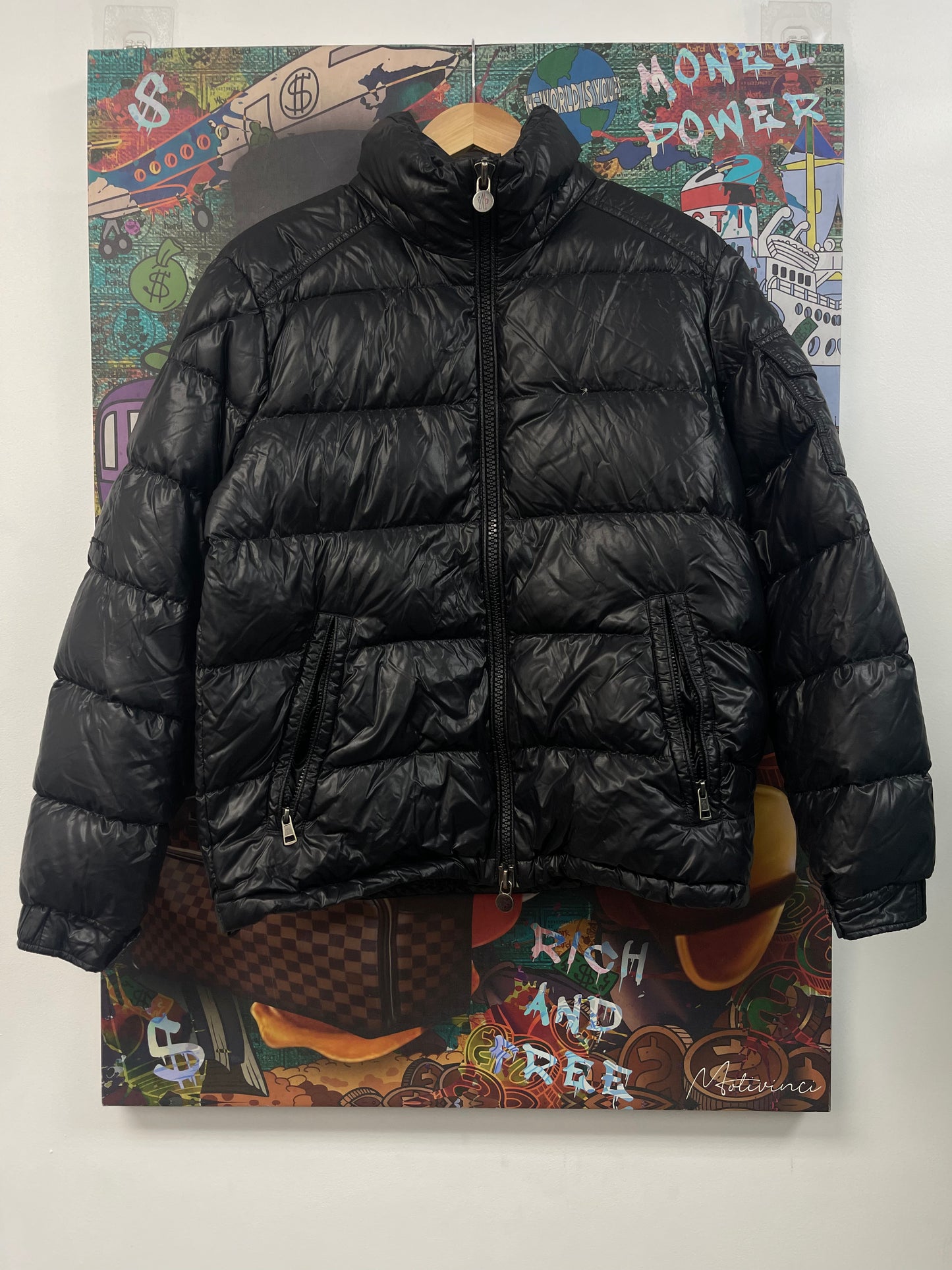 Moncler Puffer Jacket Black 2 Used