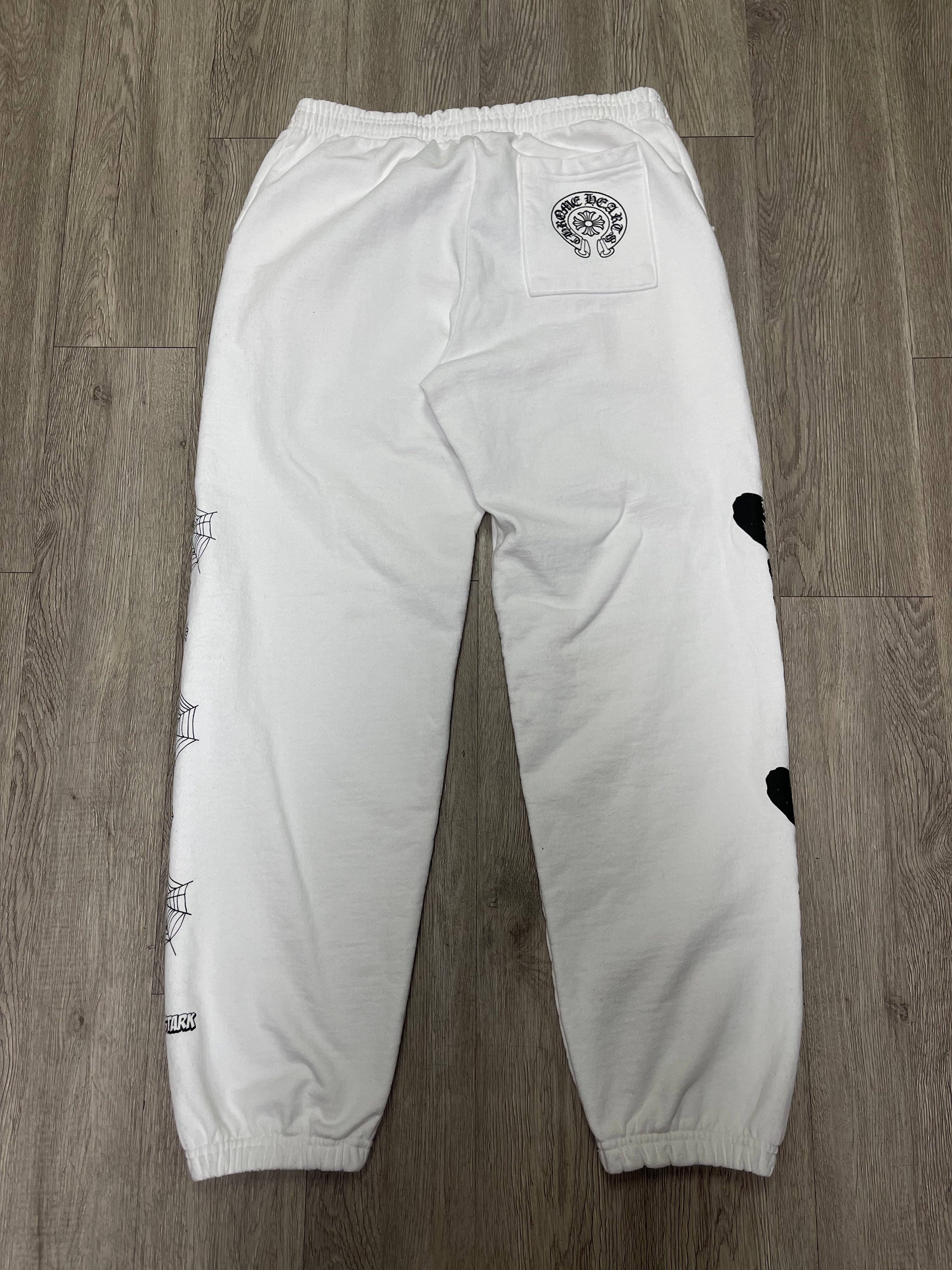Chrome Hearts White Deadly Doll Sweats
