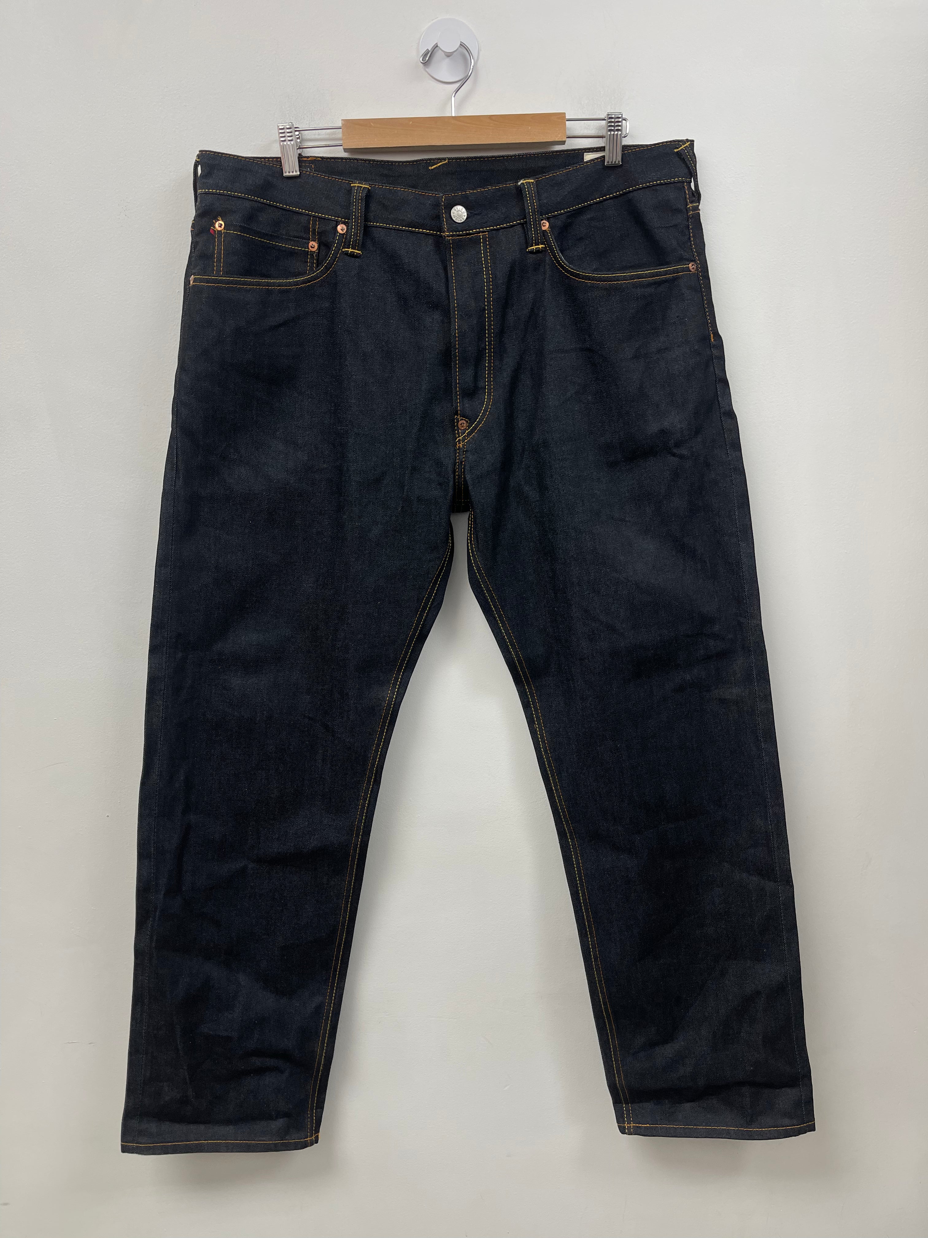 Evisu Deep Indigo Cream Jeans