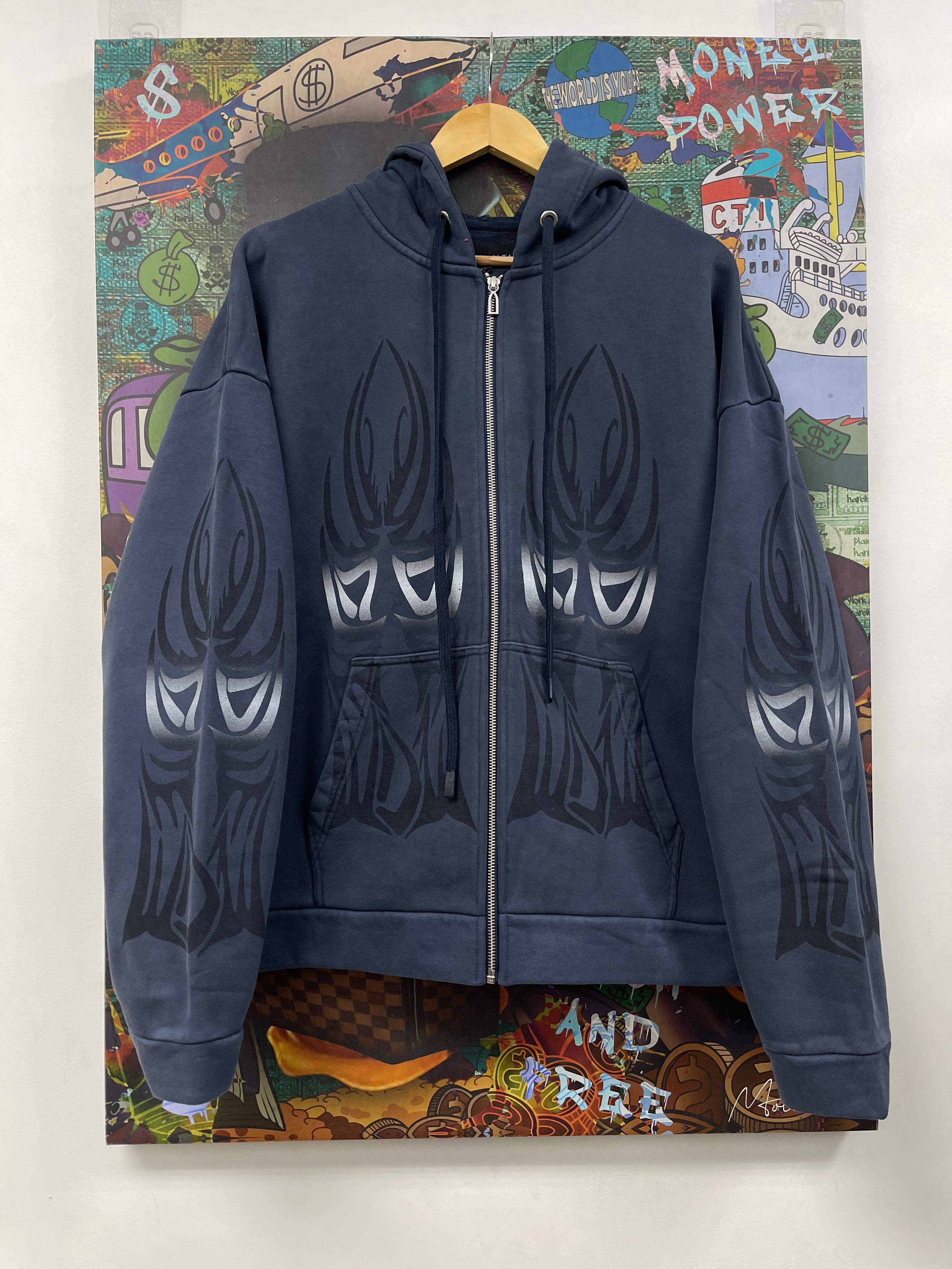 Who Decides War Winged Coal Zip Up