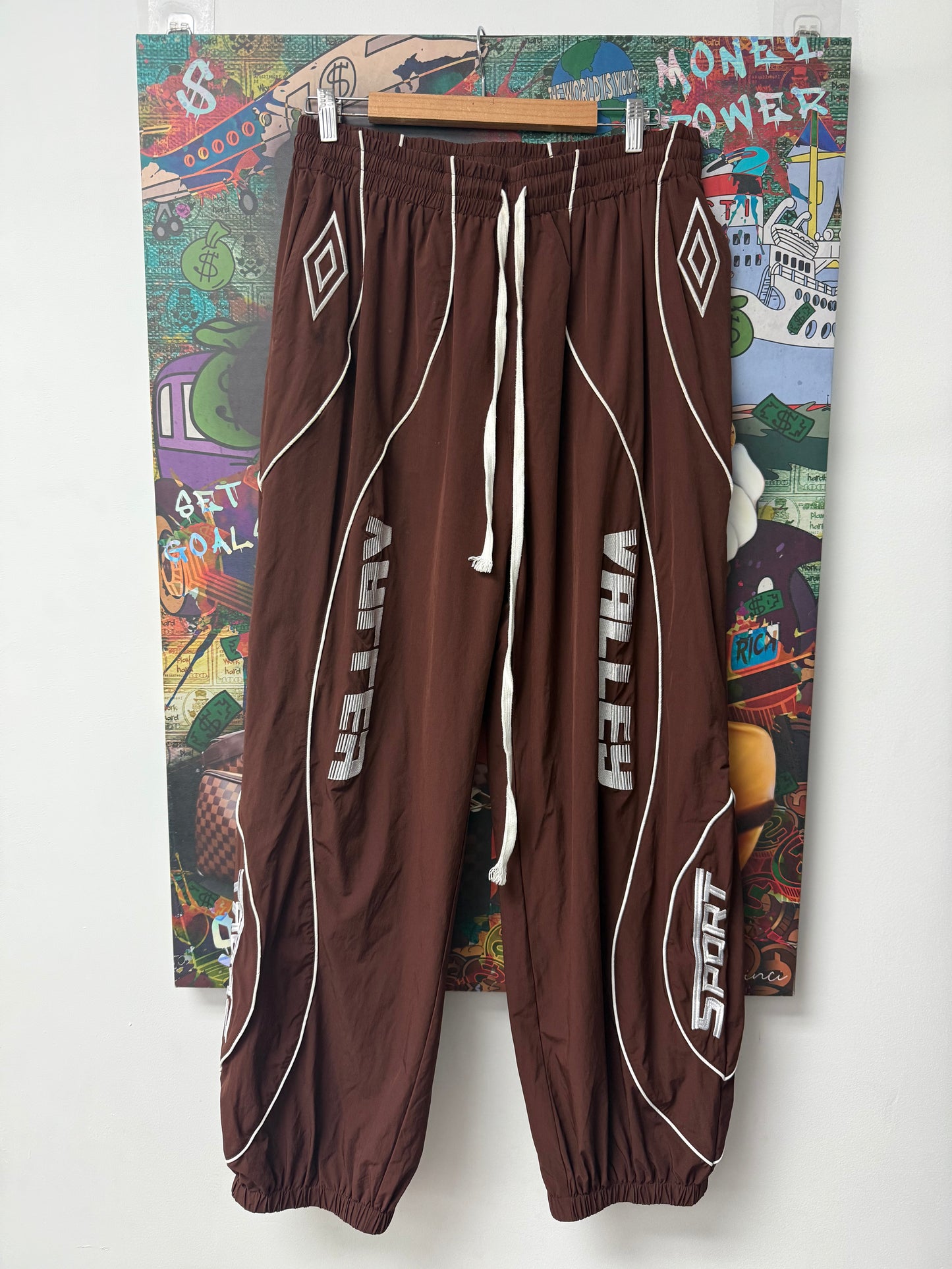 Vale Brown Parachute Pants