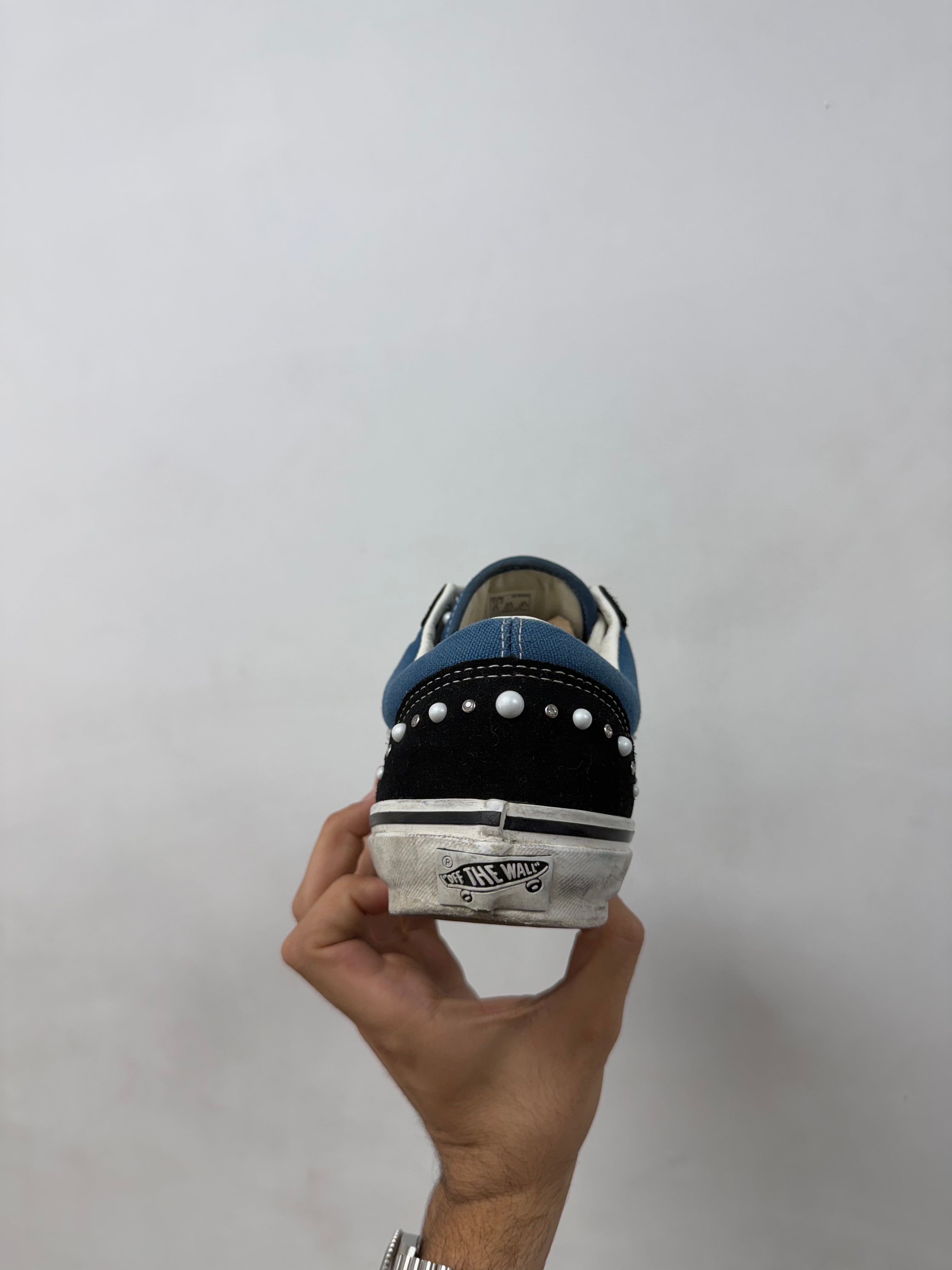 Vans Navy Black Pearlized Sneakers