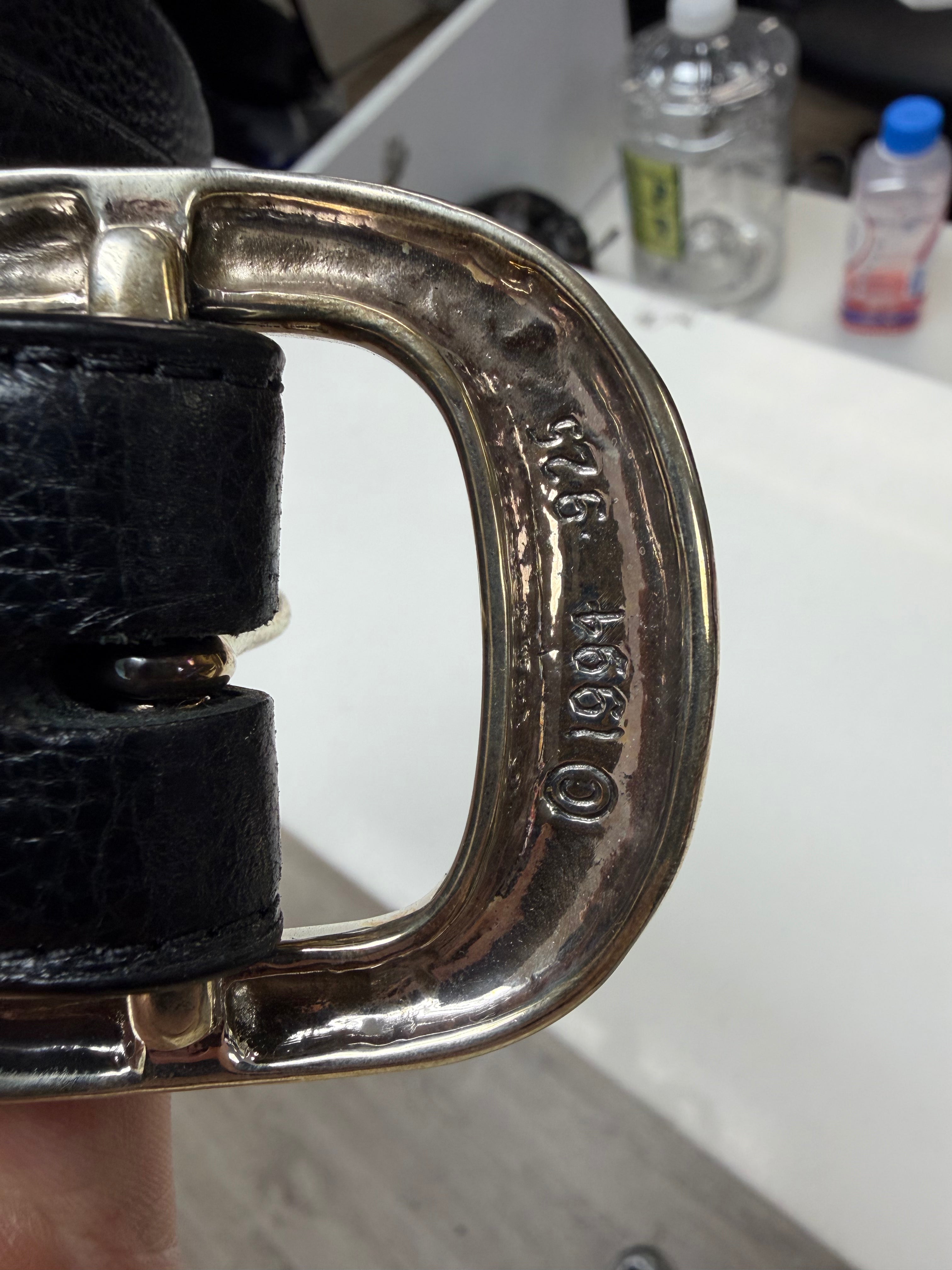 Chrome Hearts Black Gunslinger (1.5 Inch) Belt