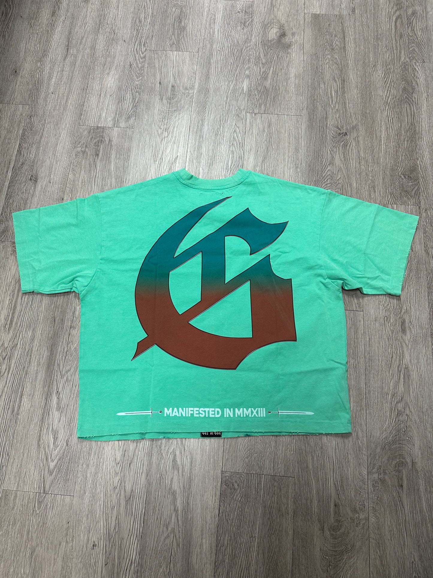Godspeed Pool Party Teal Tee