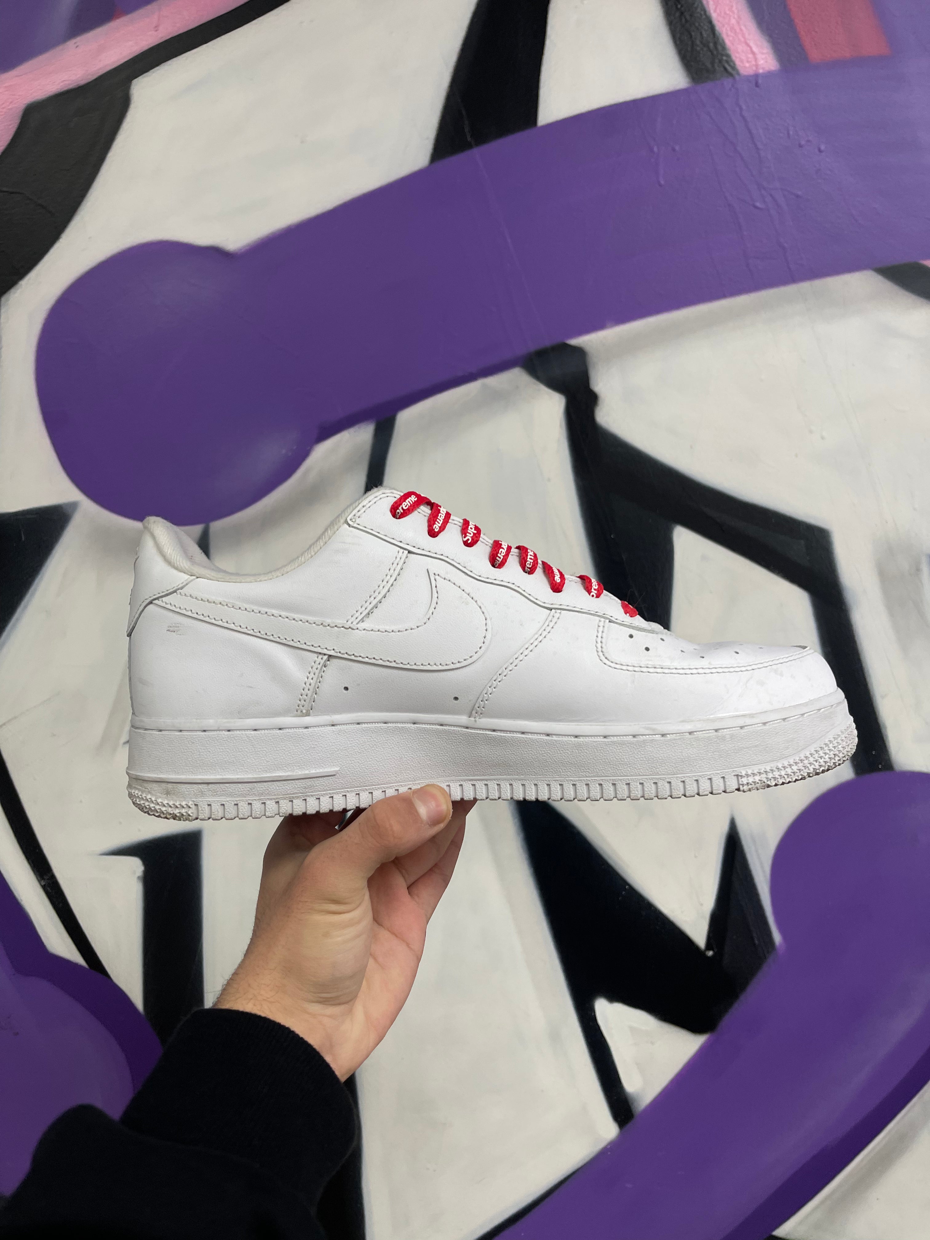 Supreme Nike AF1 White Sneakers