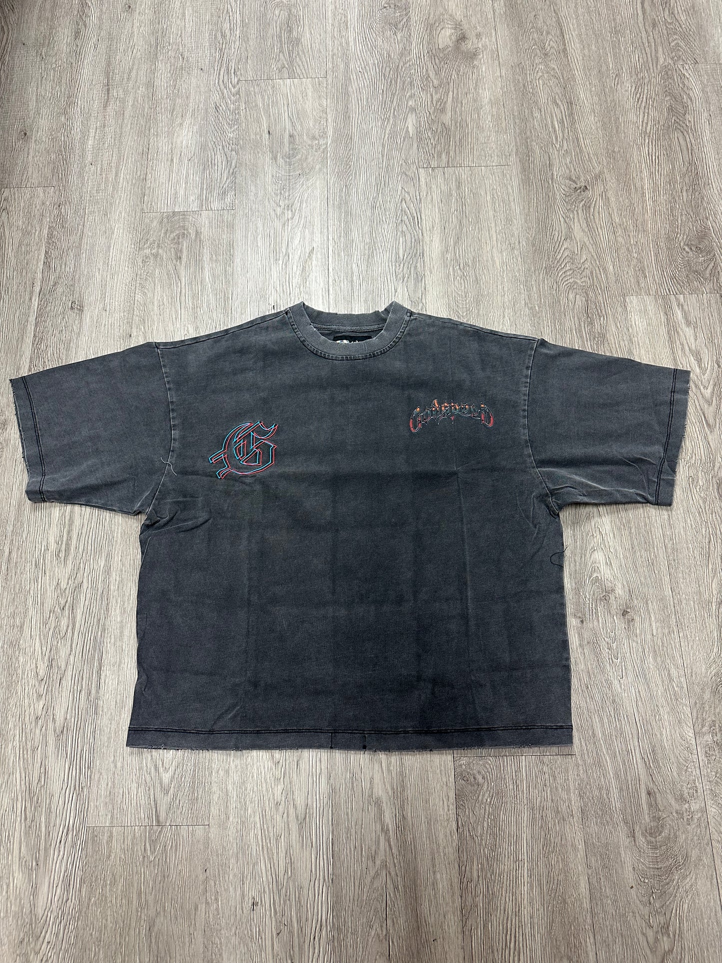 Godspeed Natural Disaster Tee Black Wash