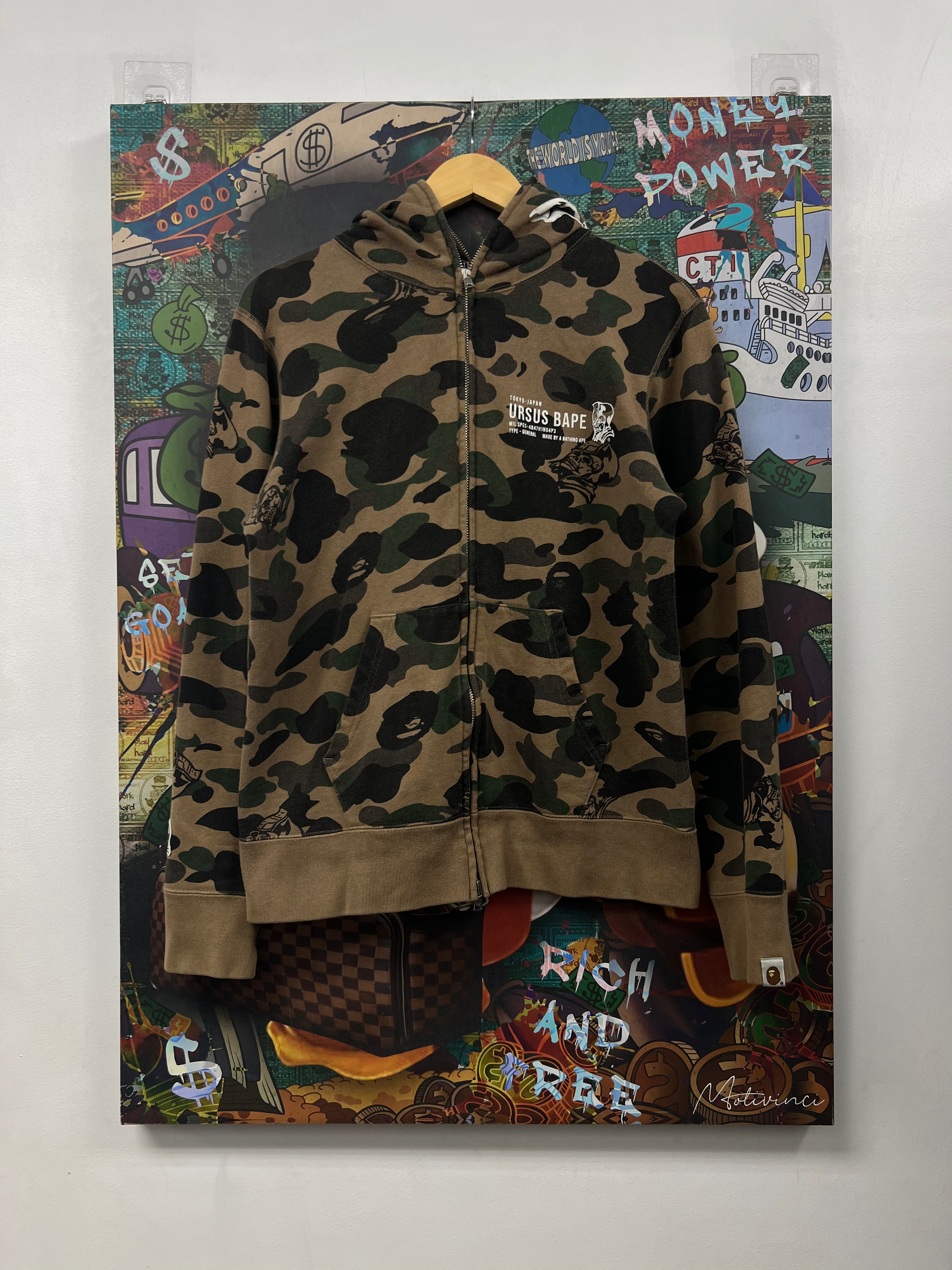 BAPE Ursus Camo Shark Zip Up