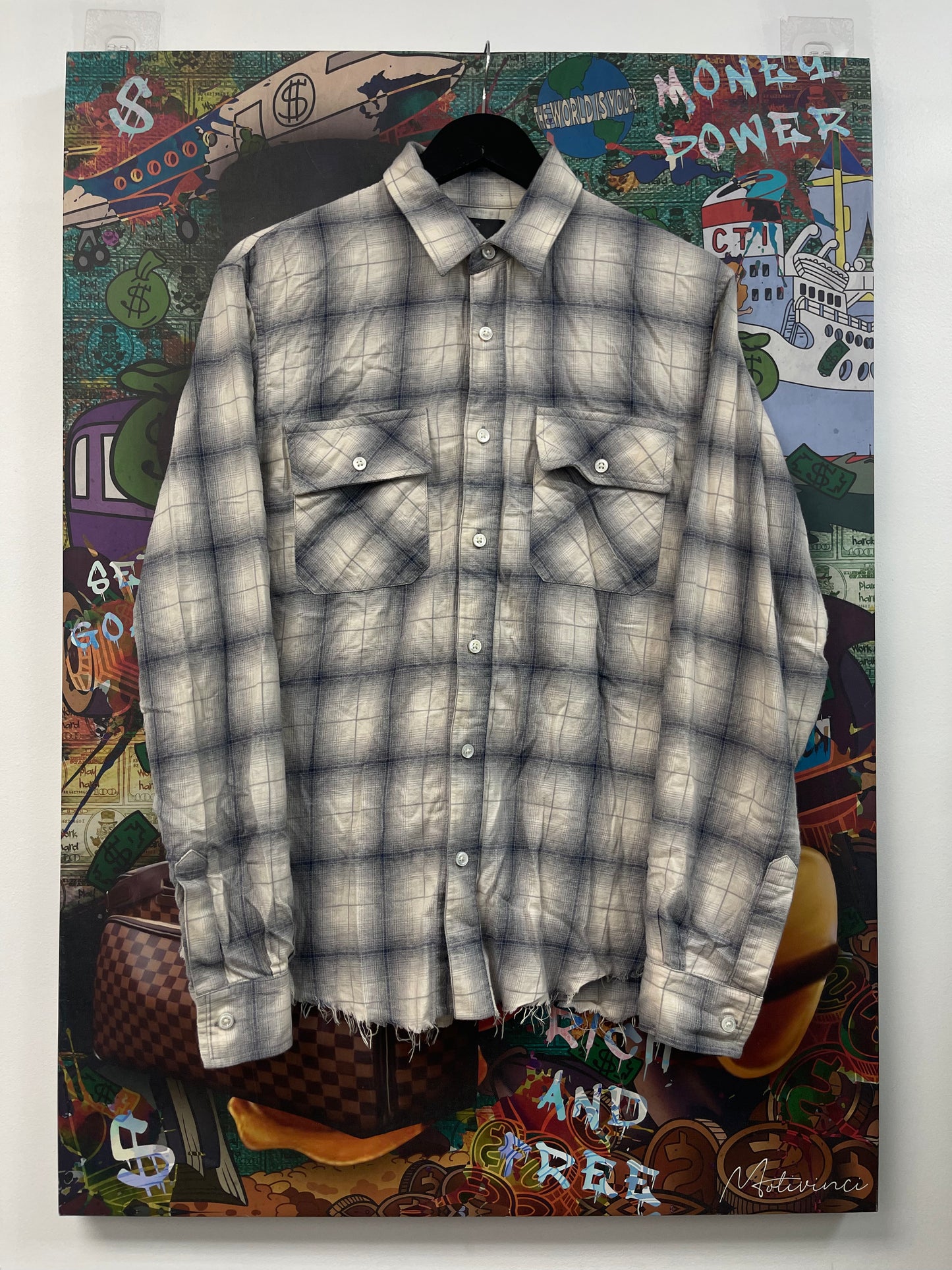 Amiri Logo Flannel