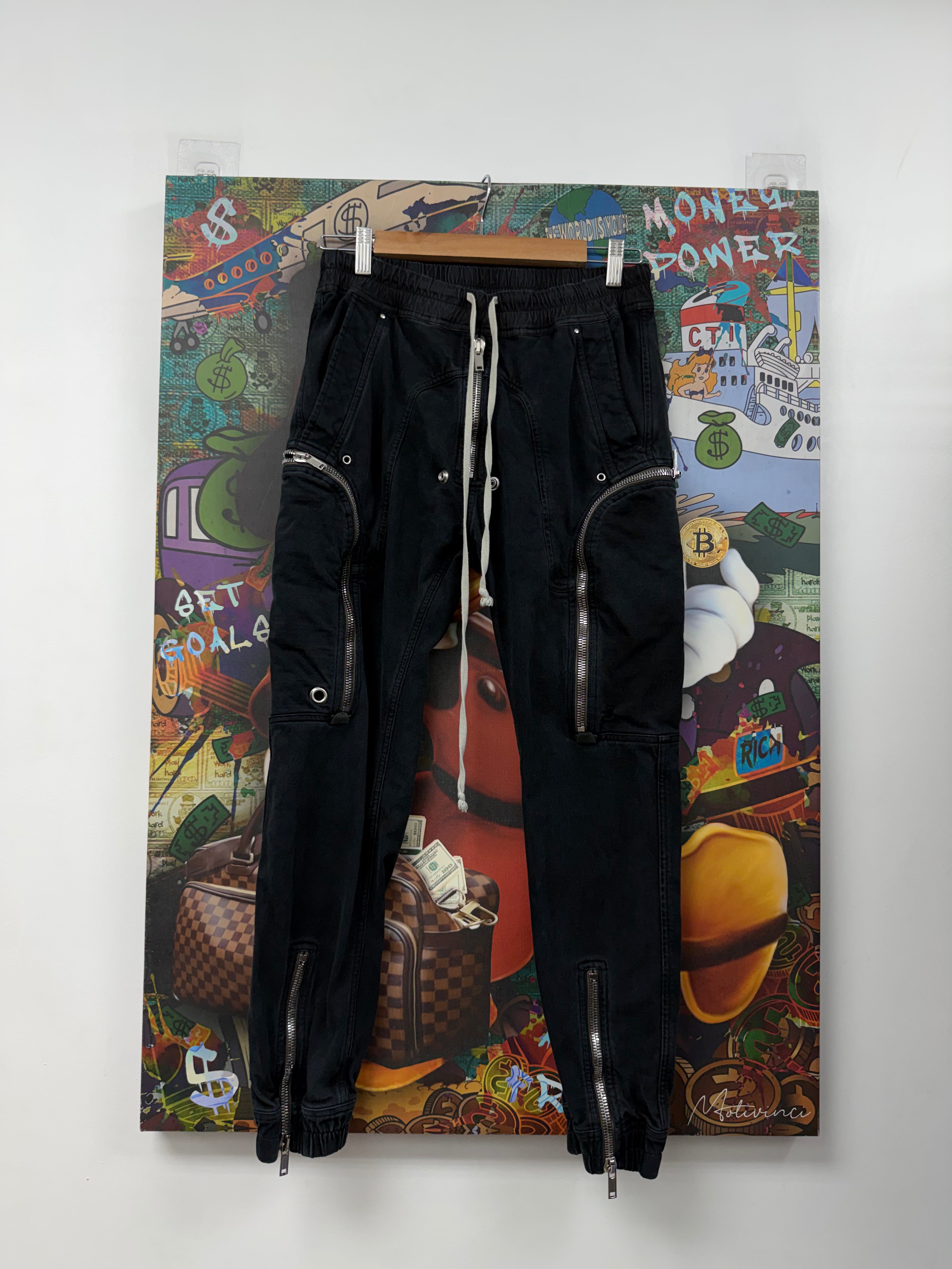 Rick Owens Blck Bauhaus (46) Cargo Pants