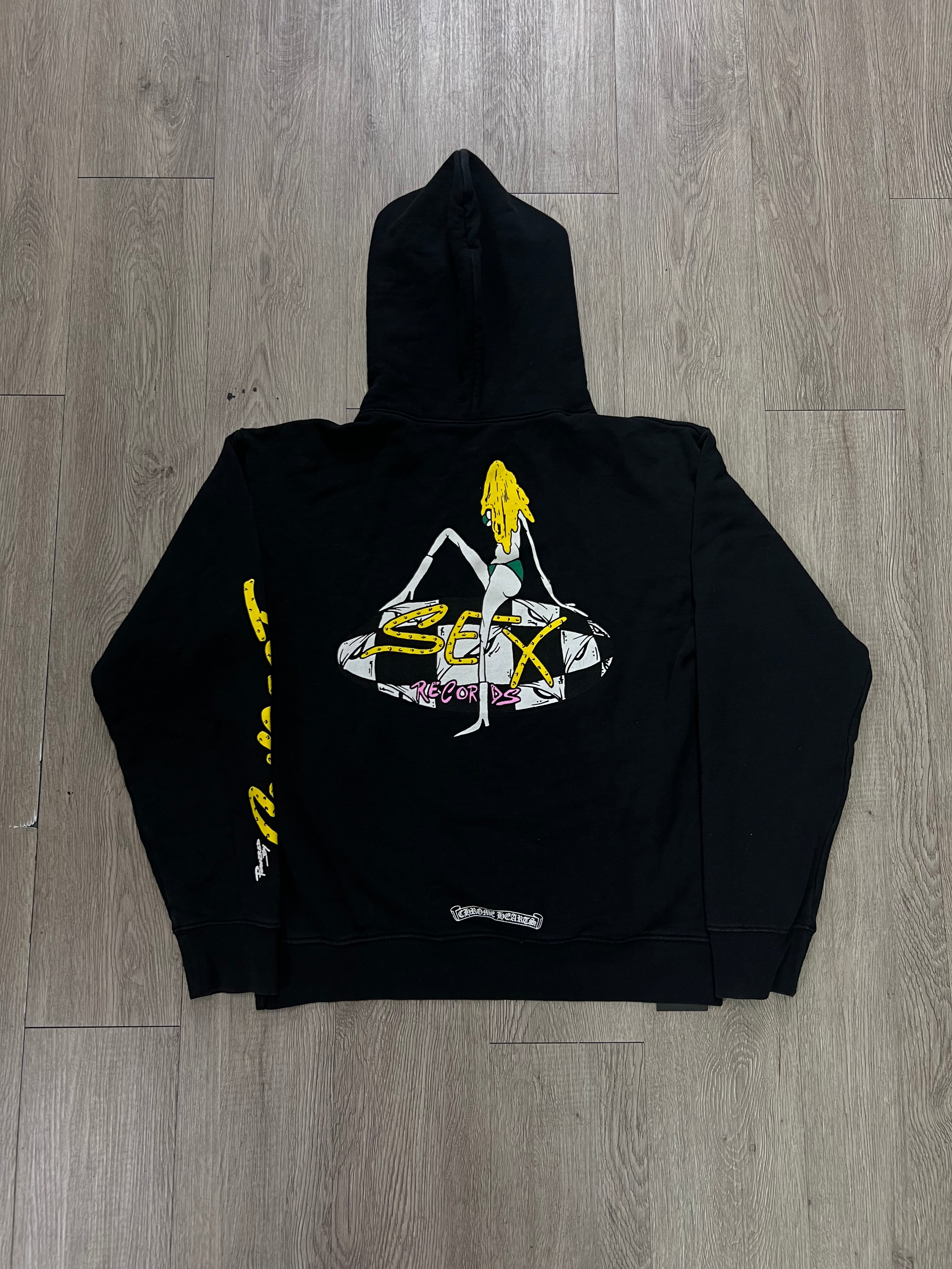 Chrome Hearts Black Matty Boy Sex Records Hoodie