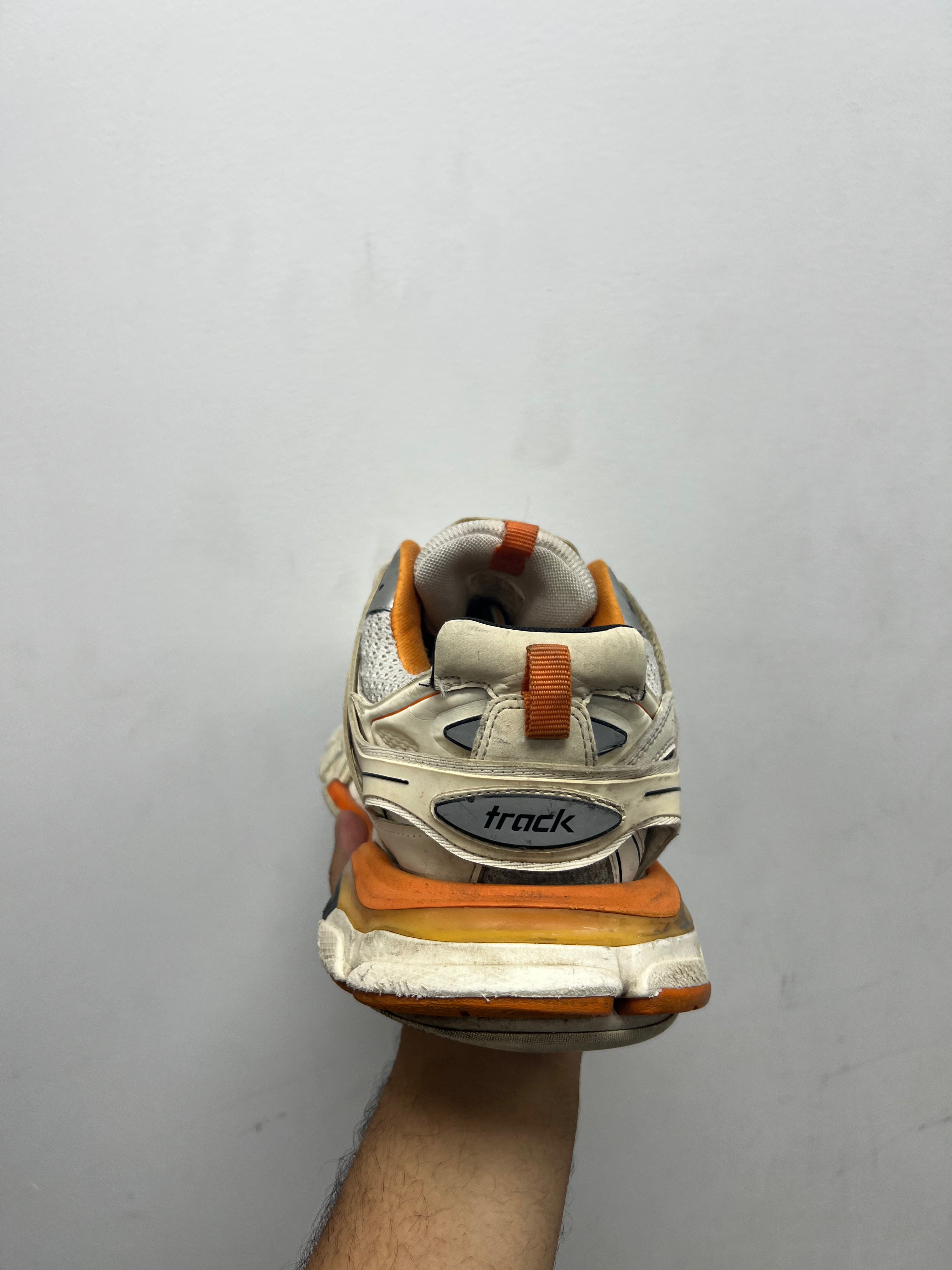 Balenciaga Track White Orange Sneakers