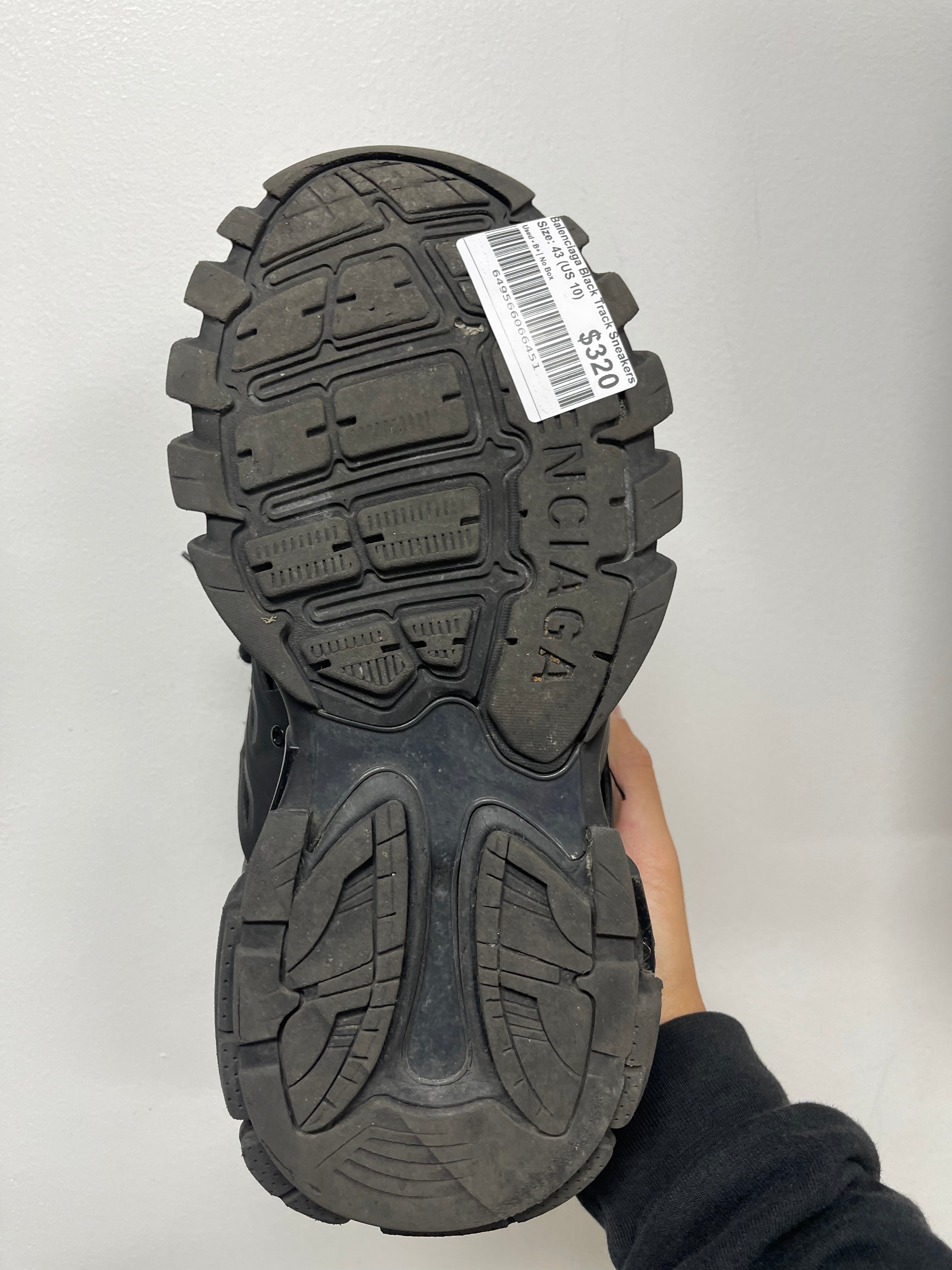 Balenciaga Black Track Sneakers