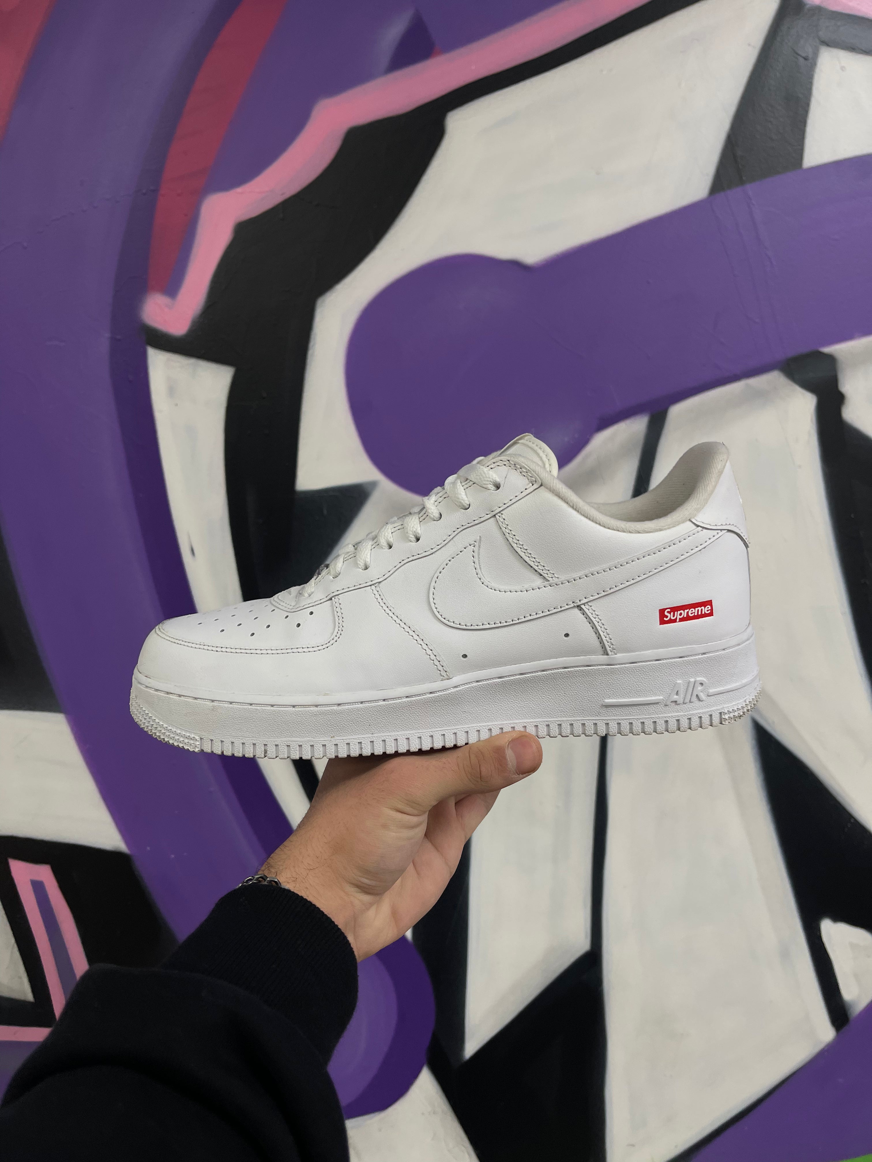 Supreme Nike AF1 White Sneakers