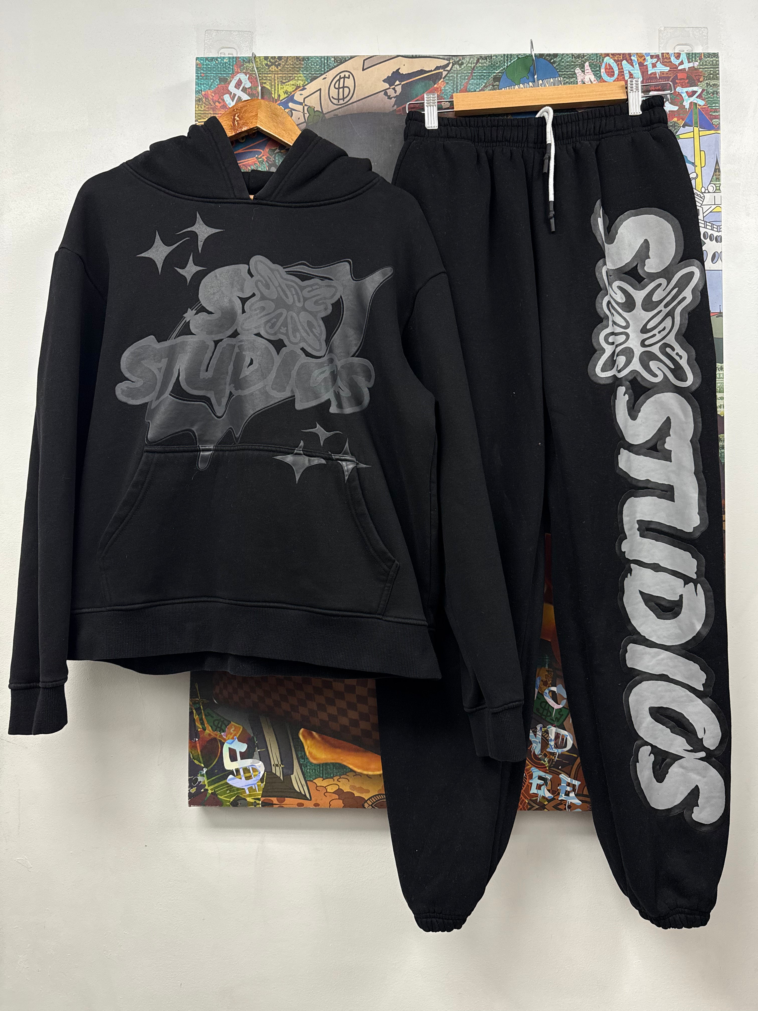SB Studios Black Grey Sweatsuit