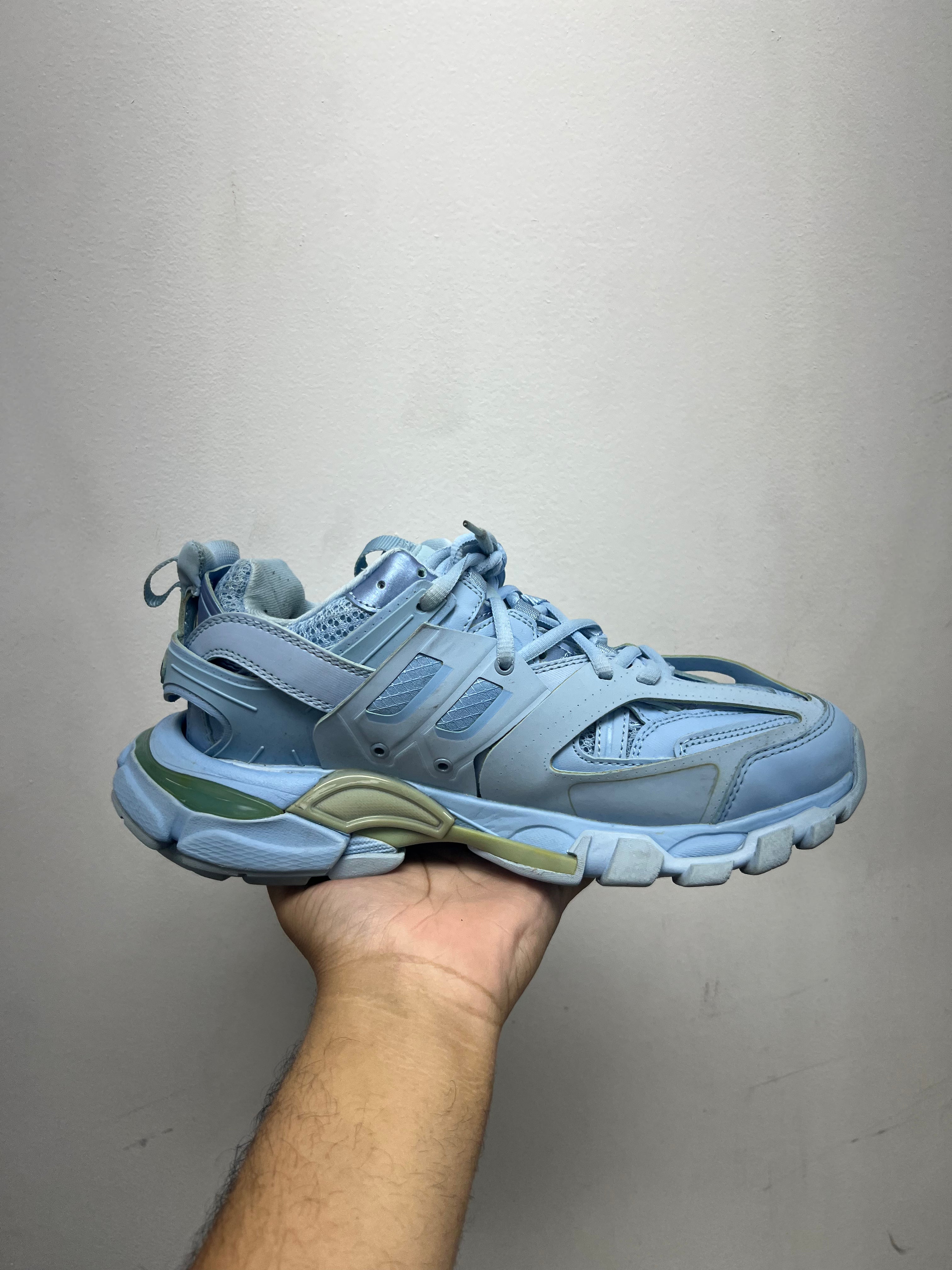 Balenciaga Baby Blue Track Sneakers