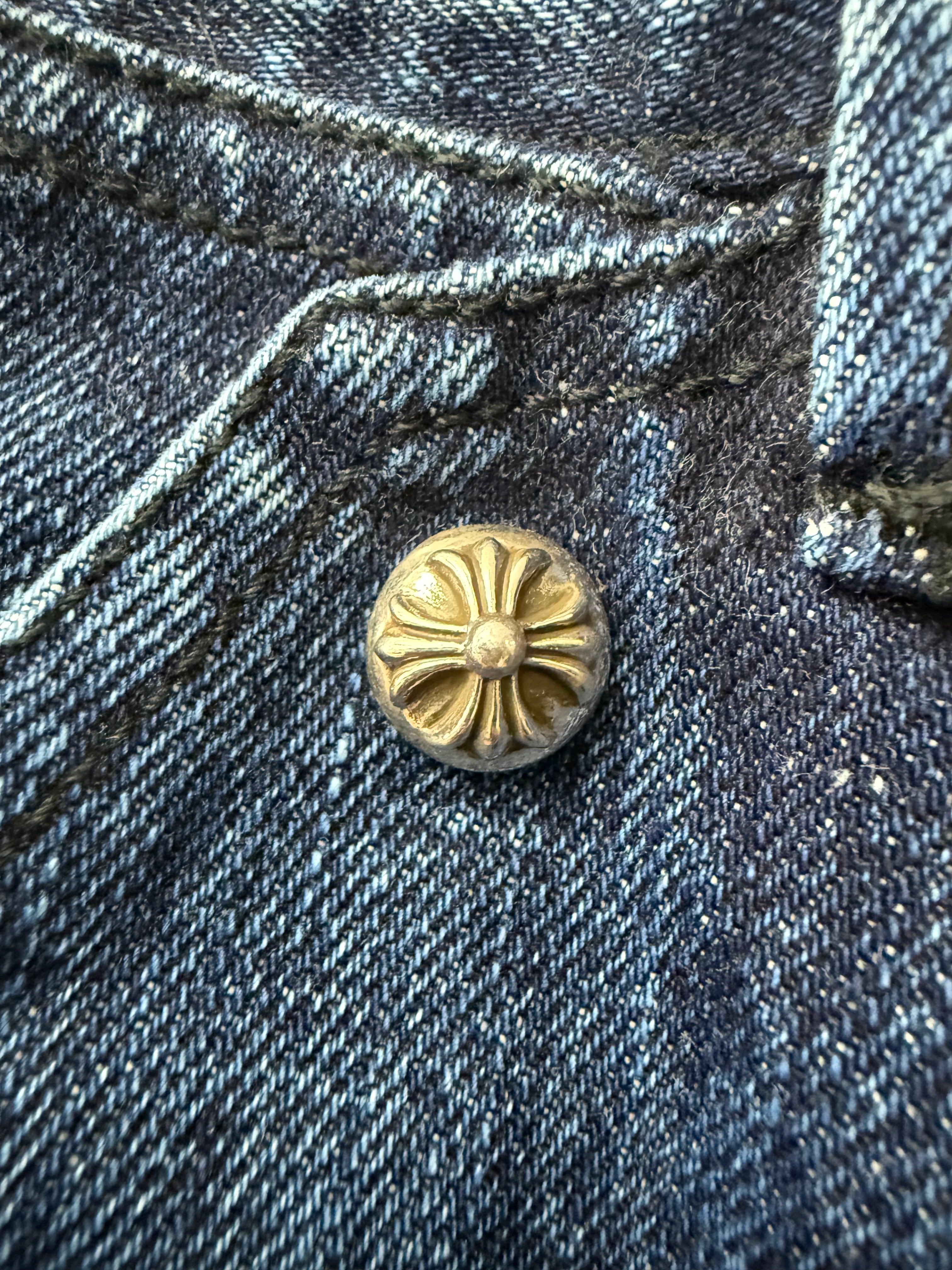 Chrome Hearts "Indigo Blue" Carpenter Jeans