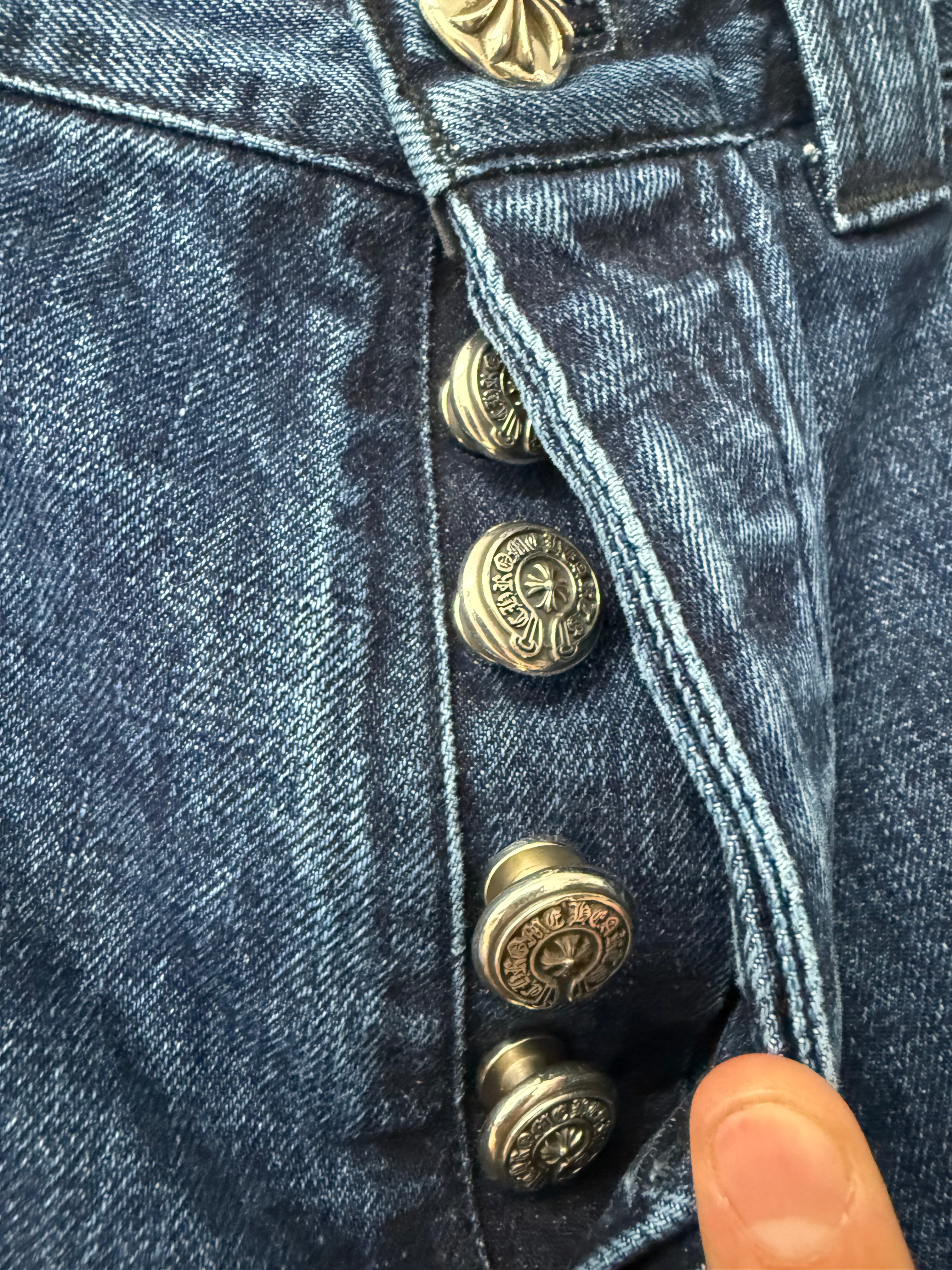 Chrome Hearts "Indigo Blue" Carpenter Jeans