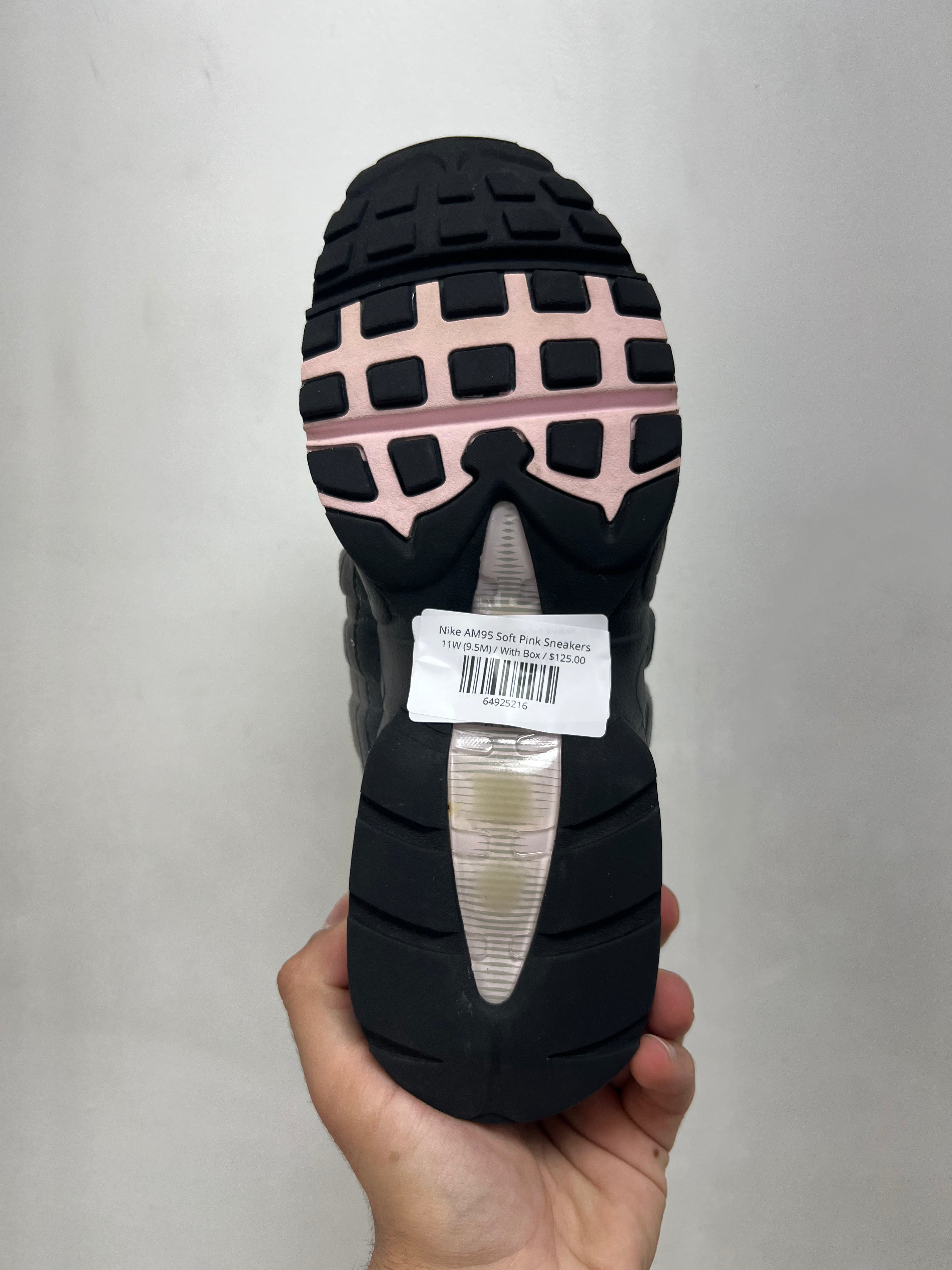 Nike AM95 Soft Pink Sneakers