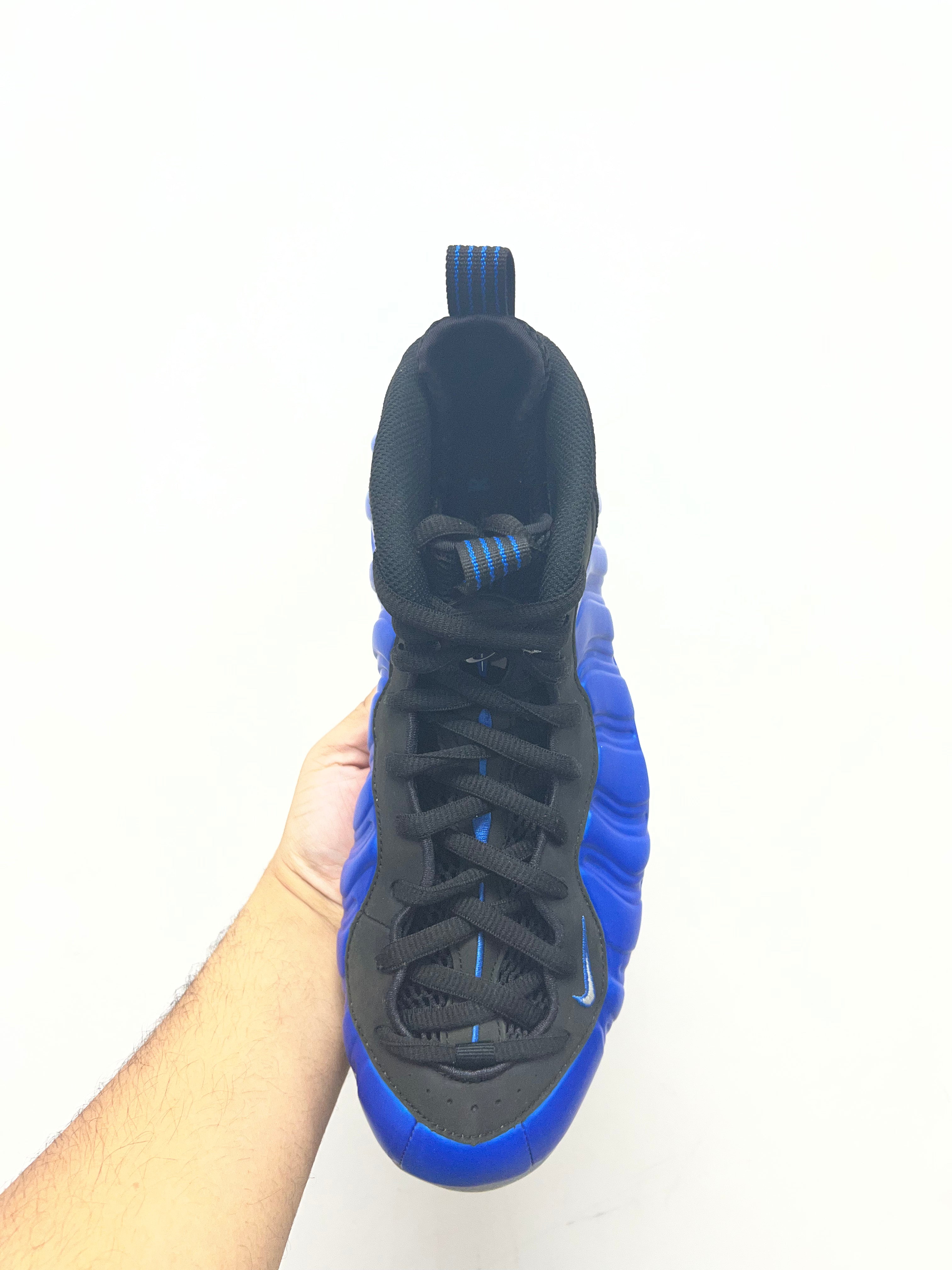 Nike Royal Blue Foamposite Sneakers