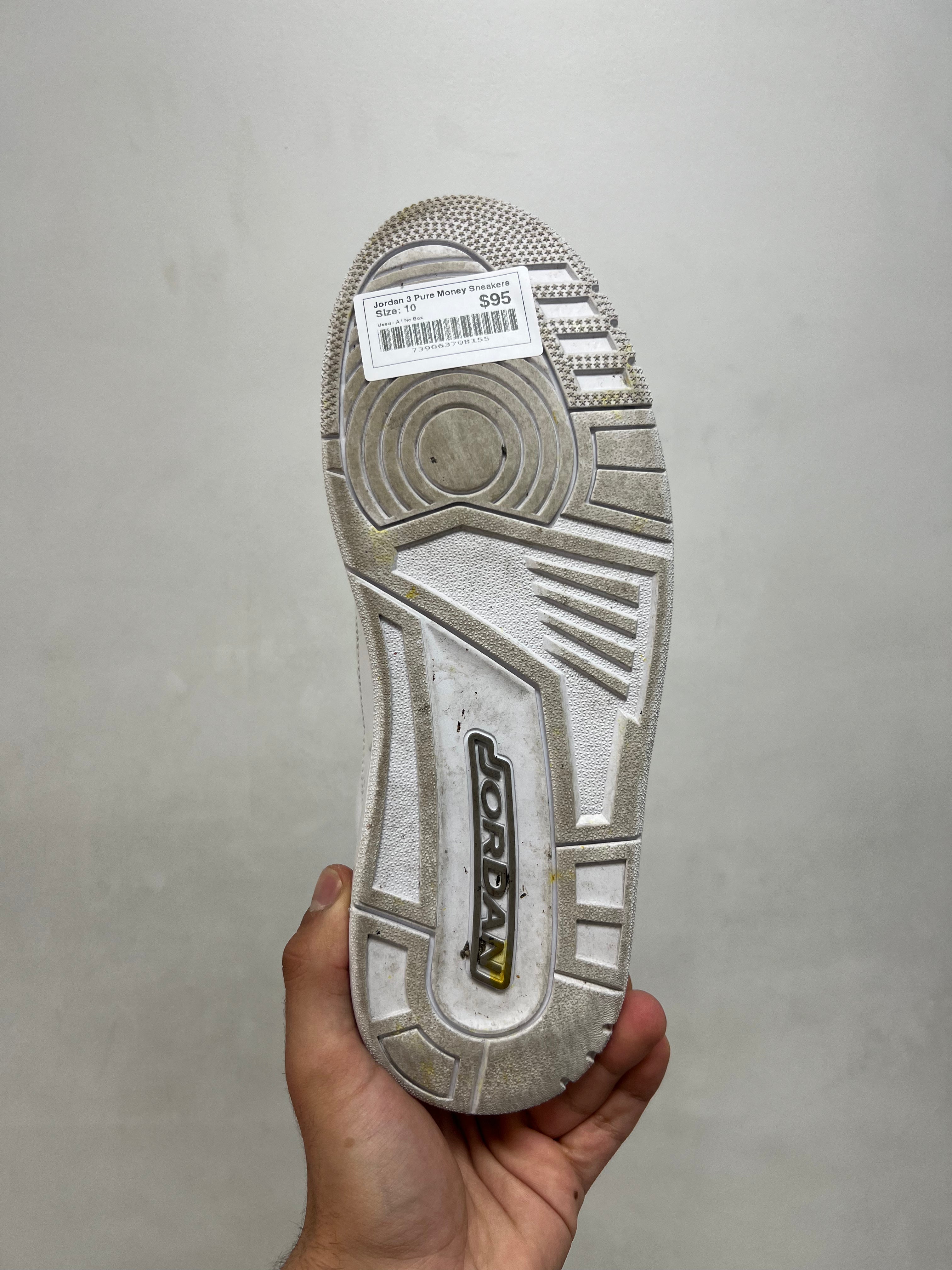 Jordan 3 Pure Money Sneakers