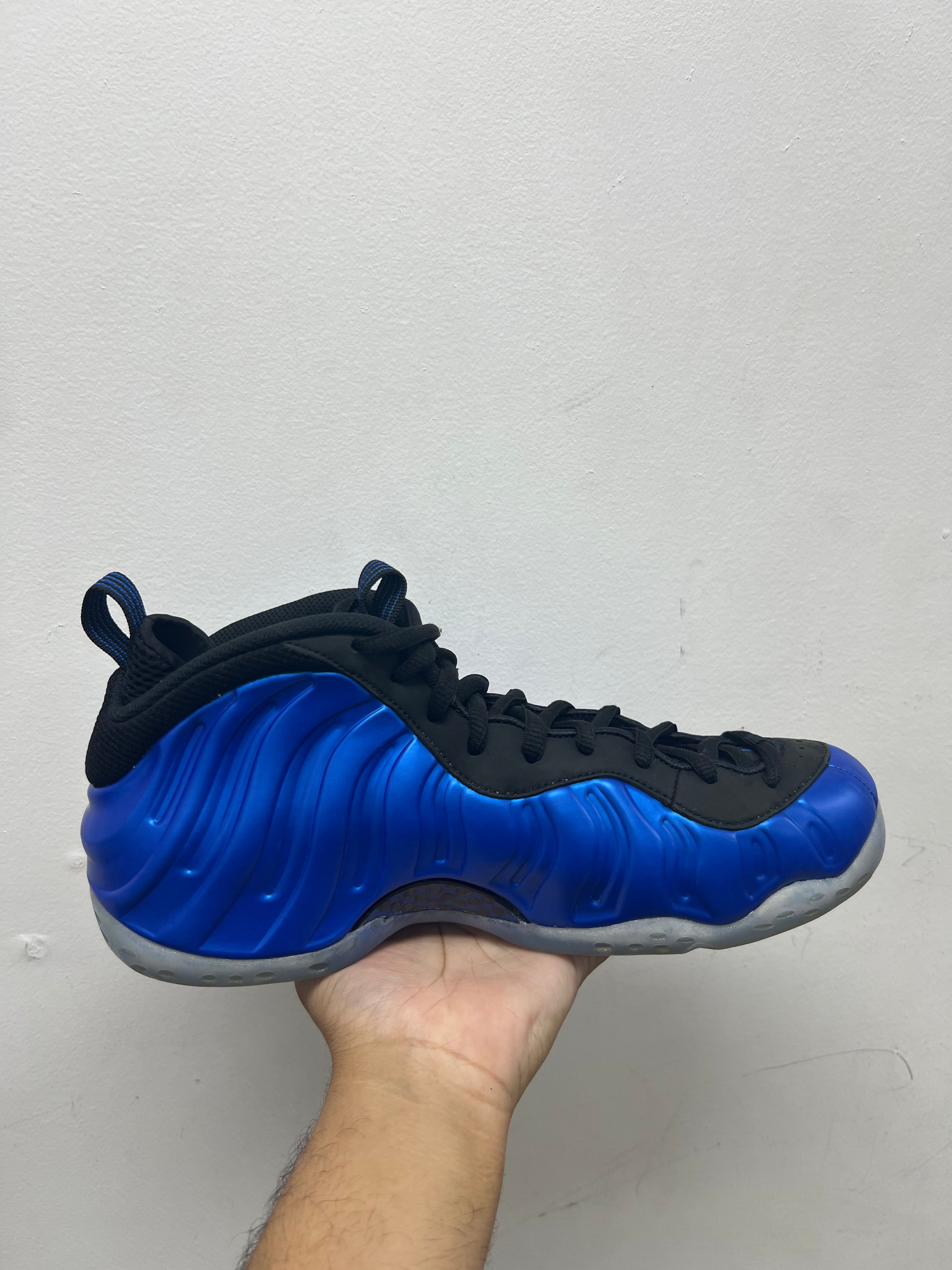 Nike Royal Blue Foamposite Sneakers