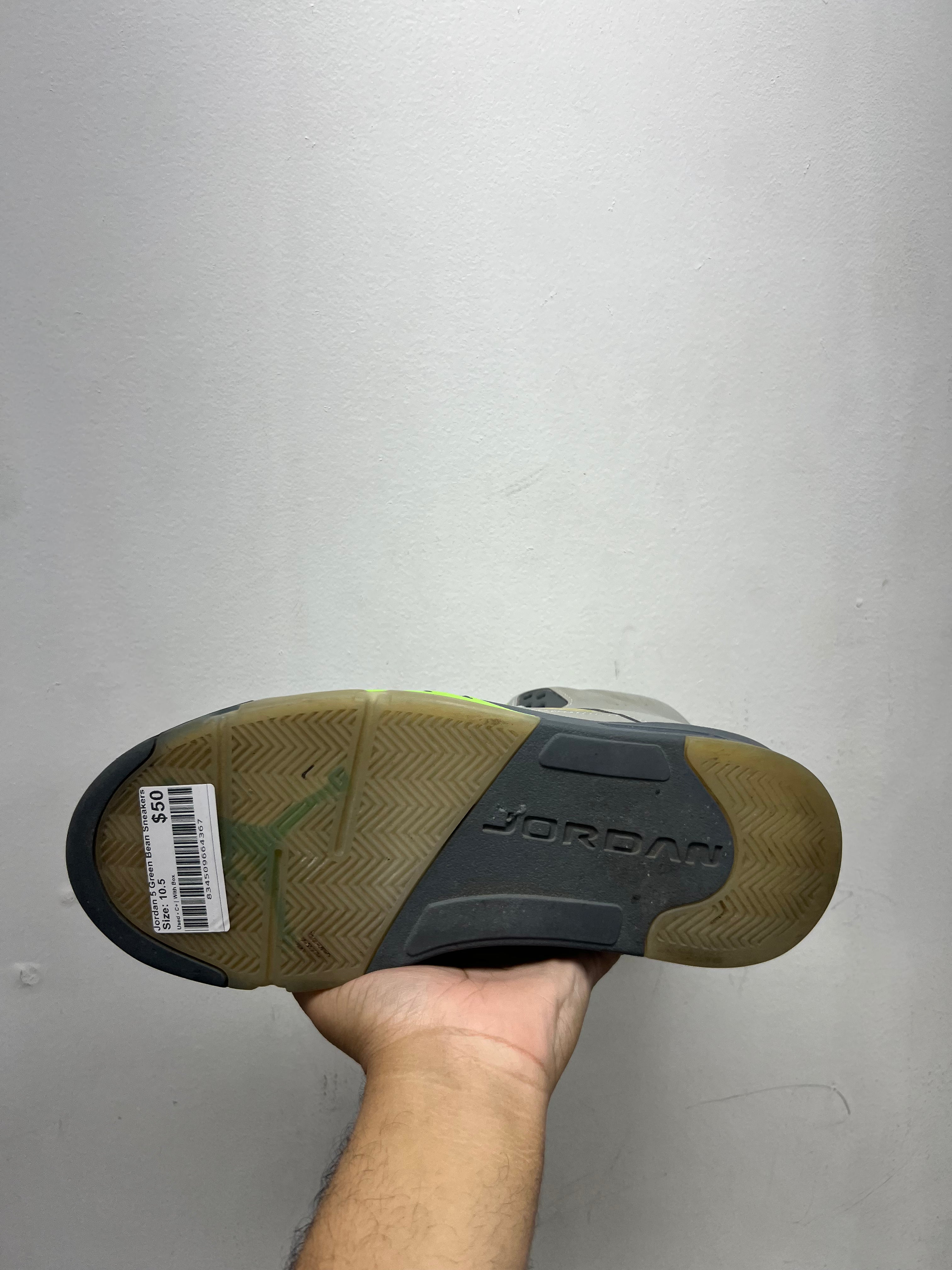 Jordan 5 Green Bean Sneakers