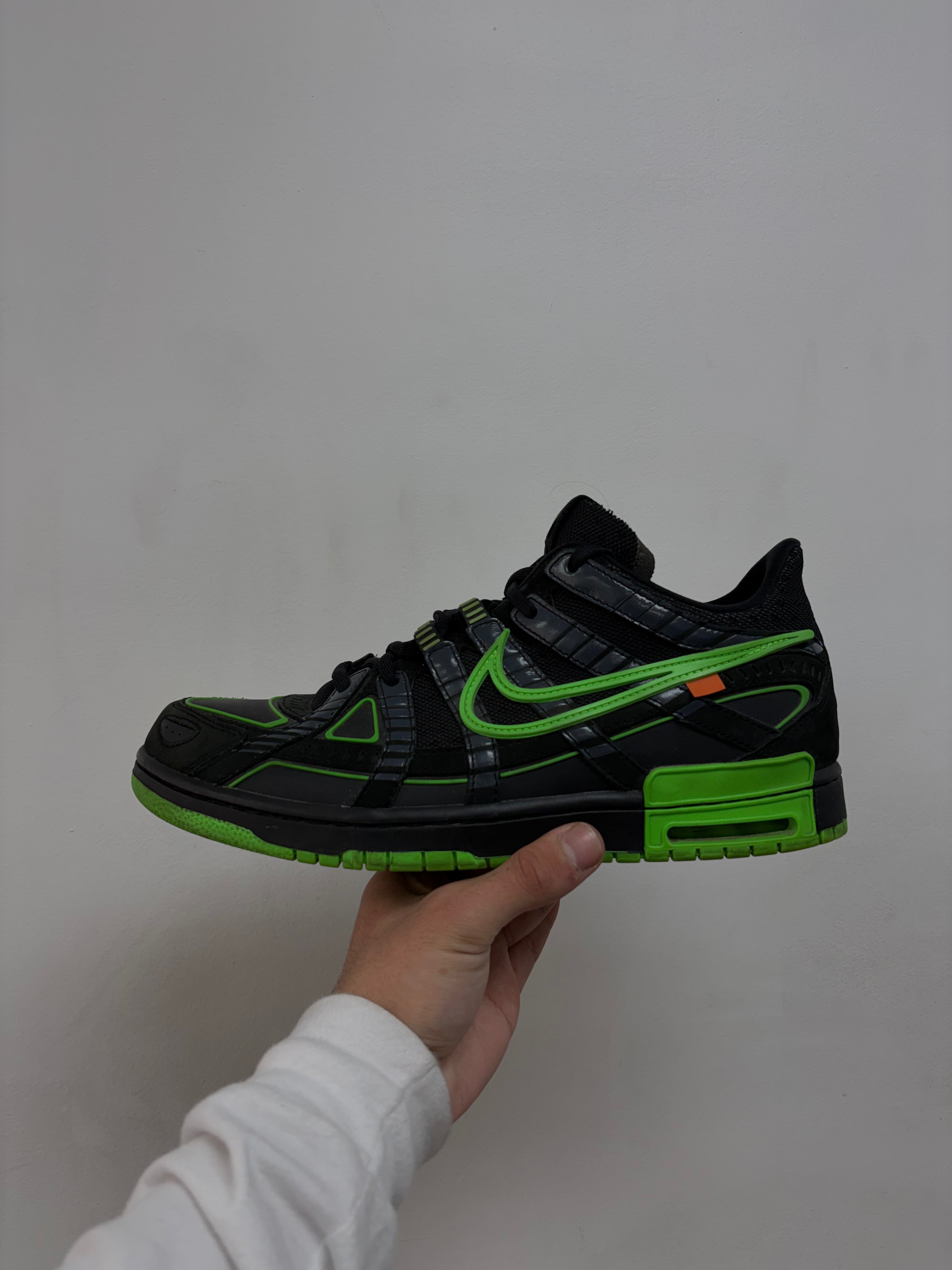 Nike Off White Rubber Dunk Low Black Sneakers