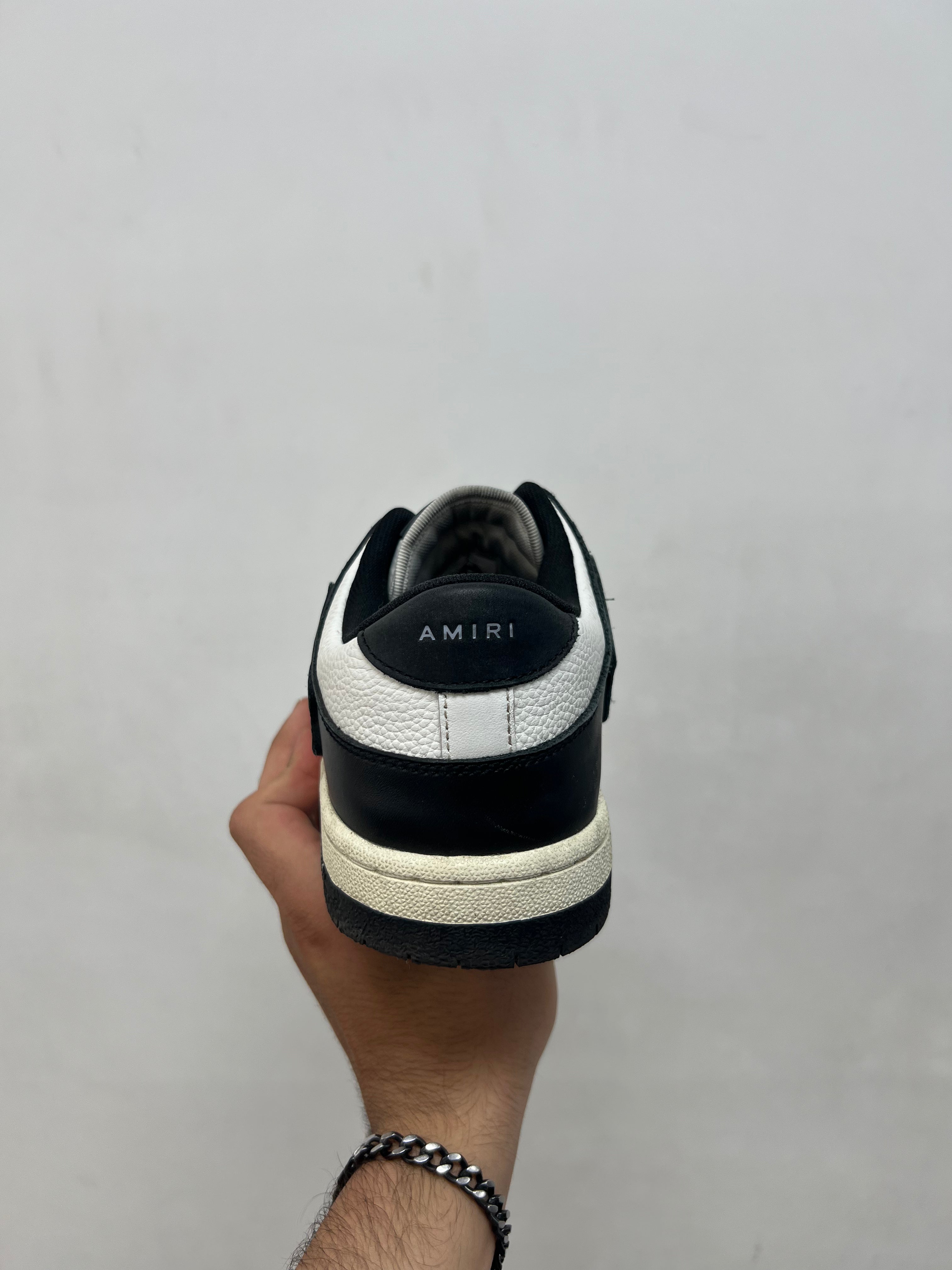 Amiri Black Skel-Top Low Sneakers