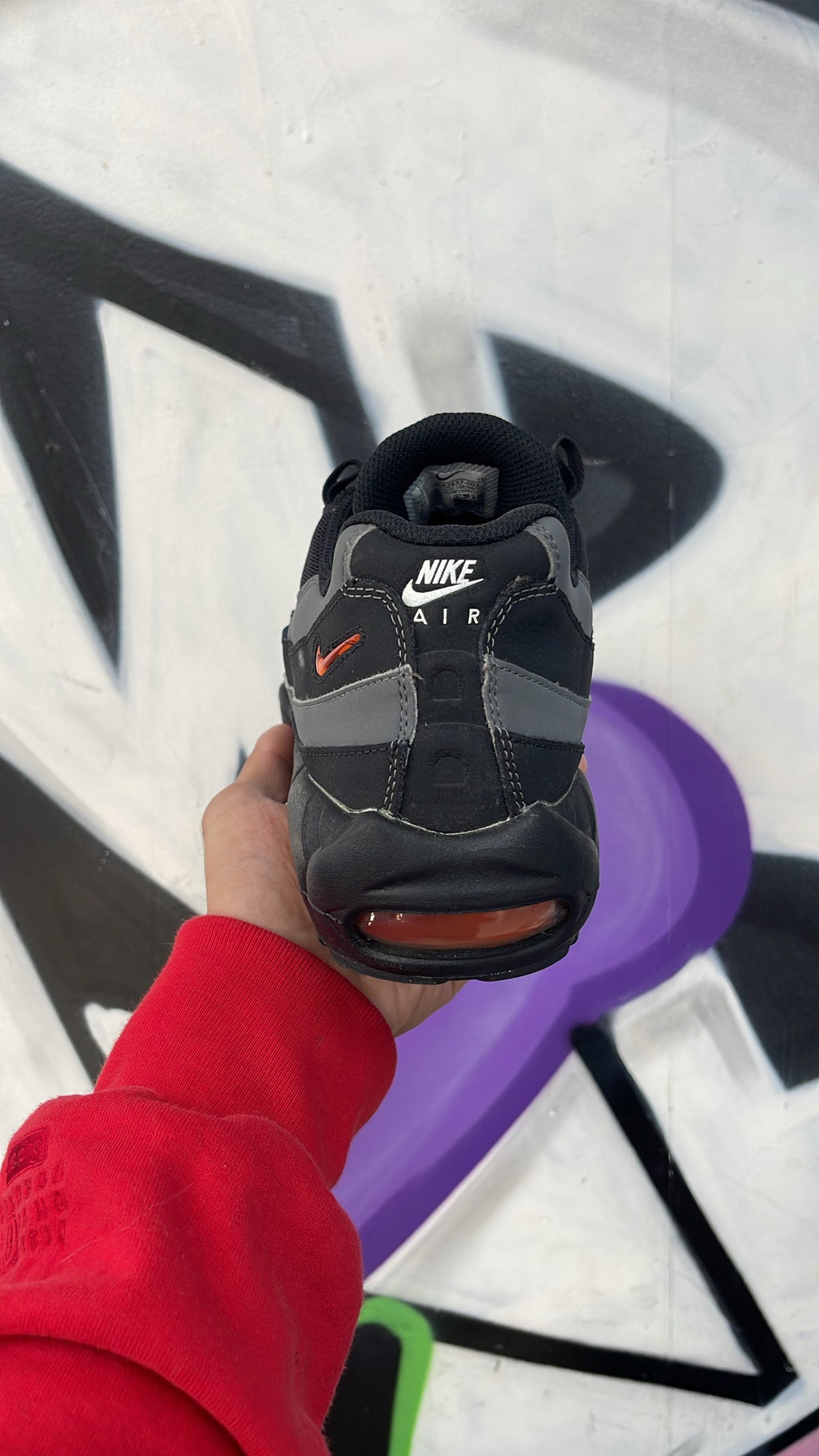 Nike AM95 Safety Orange Sneakers