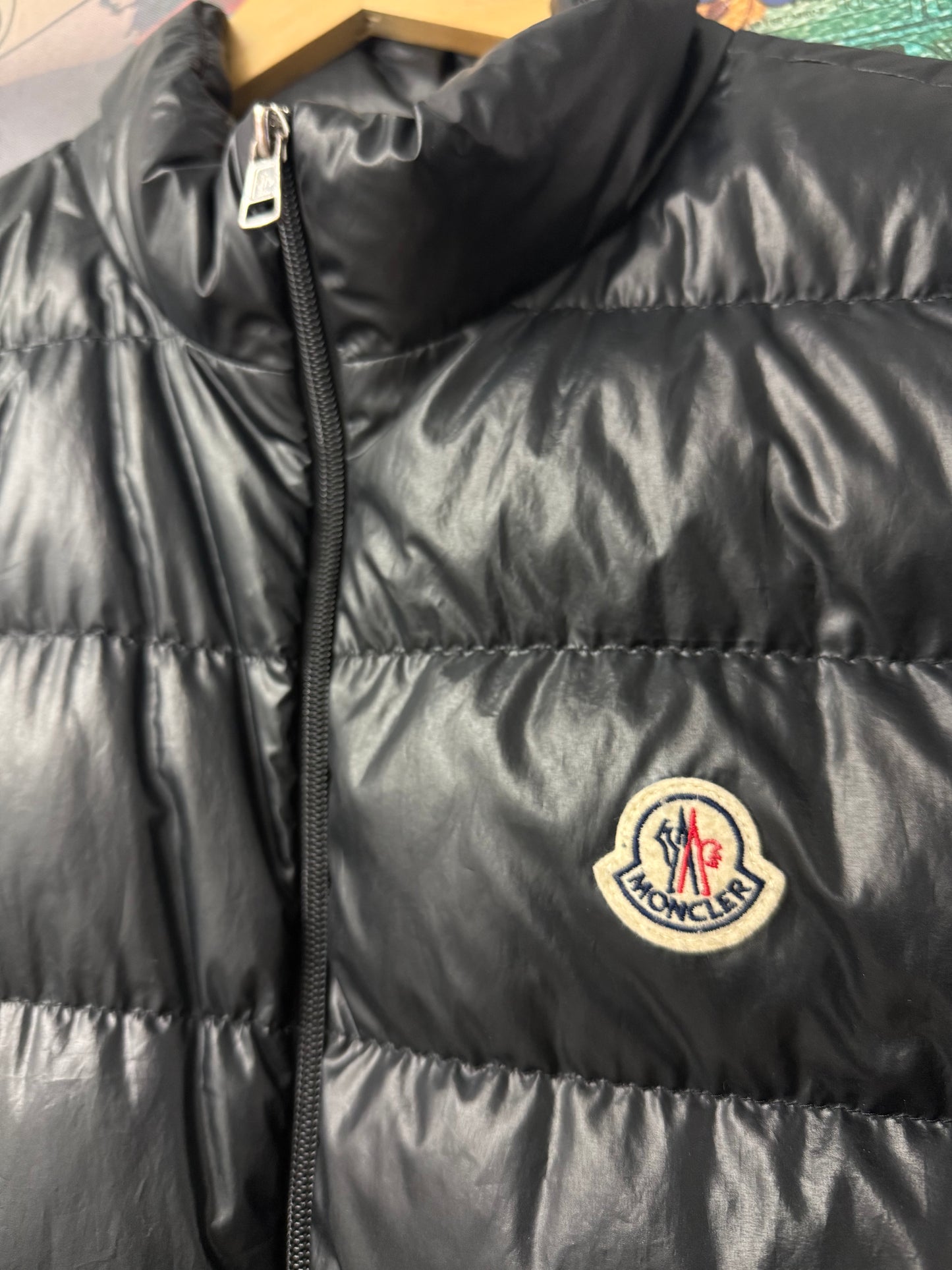 Moncler Black Puffer Vest