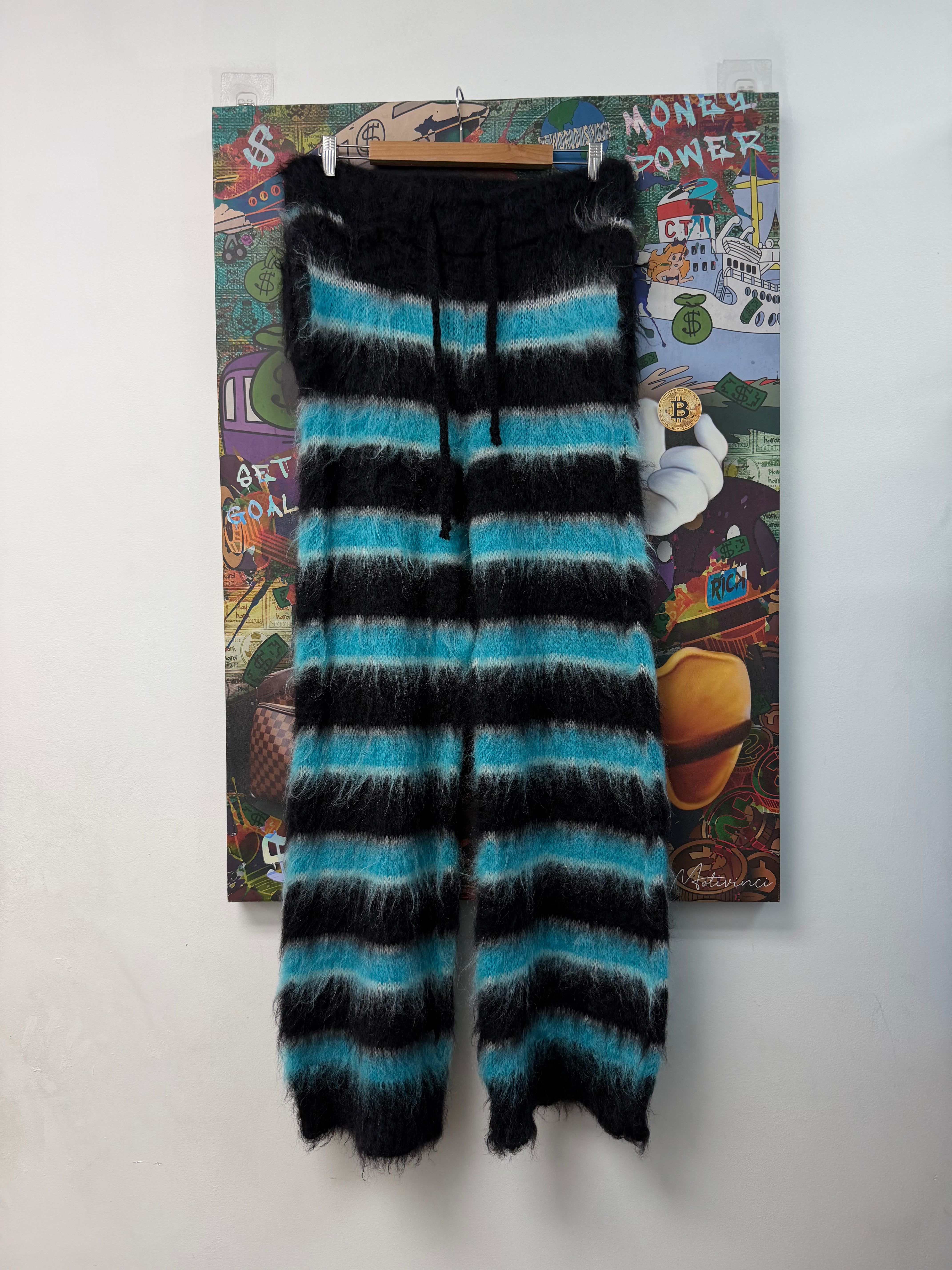 Marni Blue Black Mohair (52) Pants