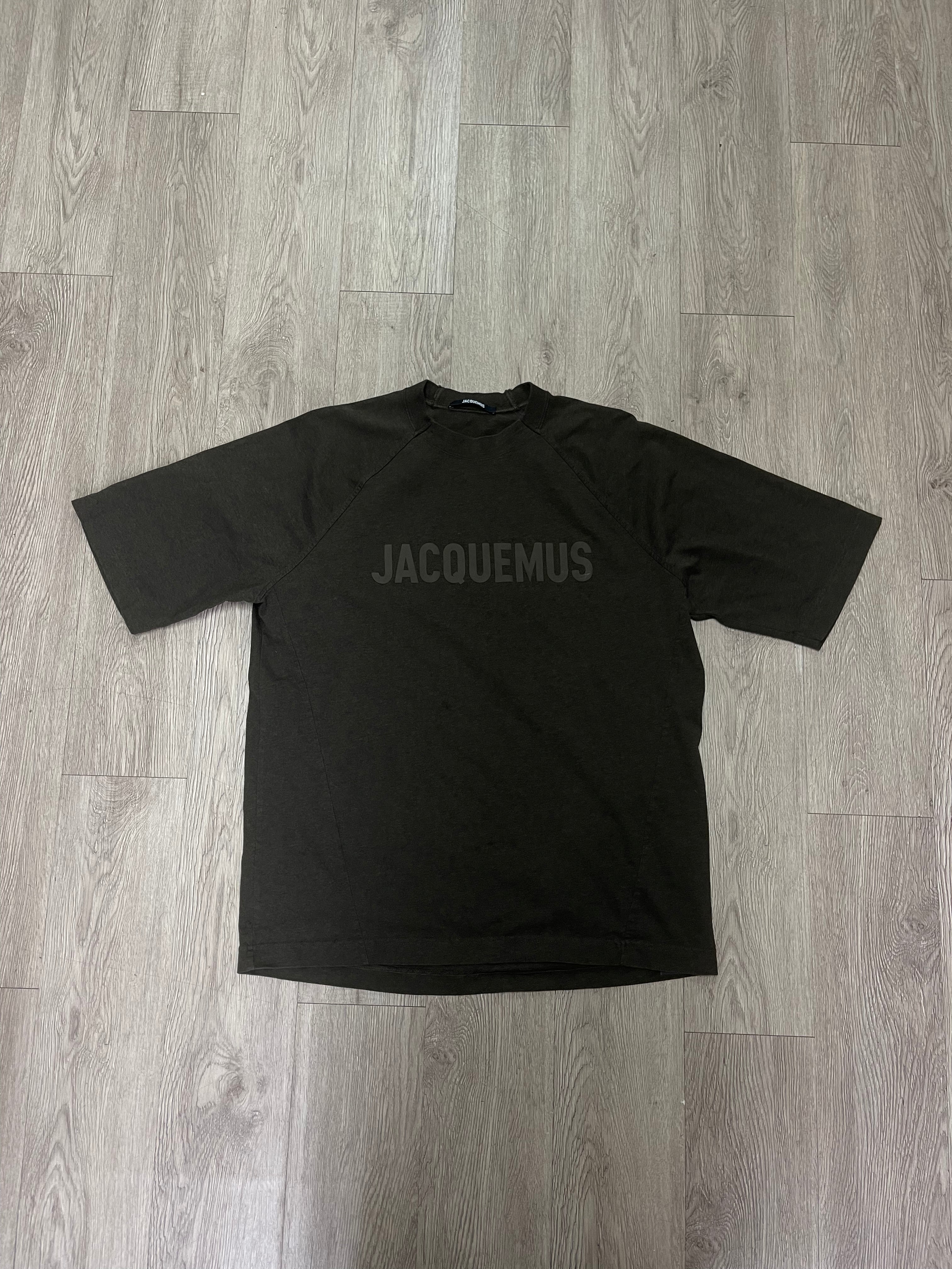 Jacquemus Brown Chest Logo Tee