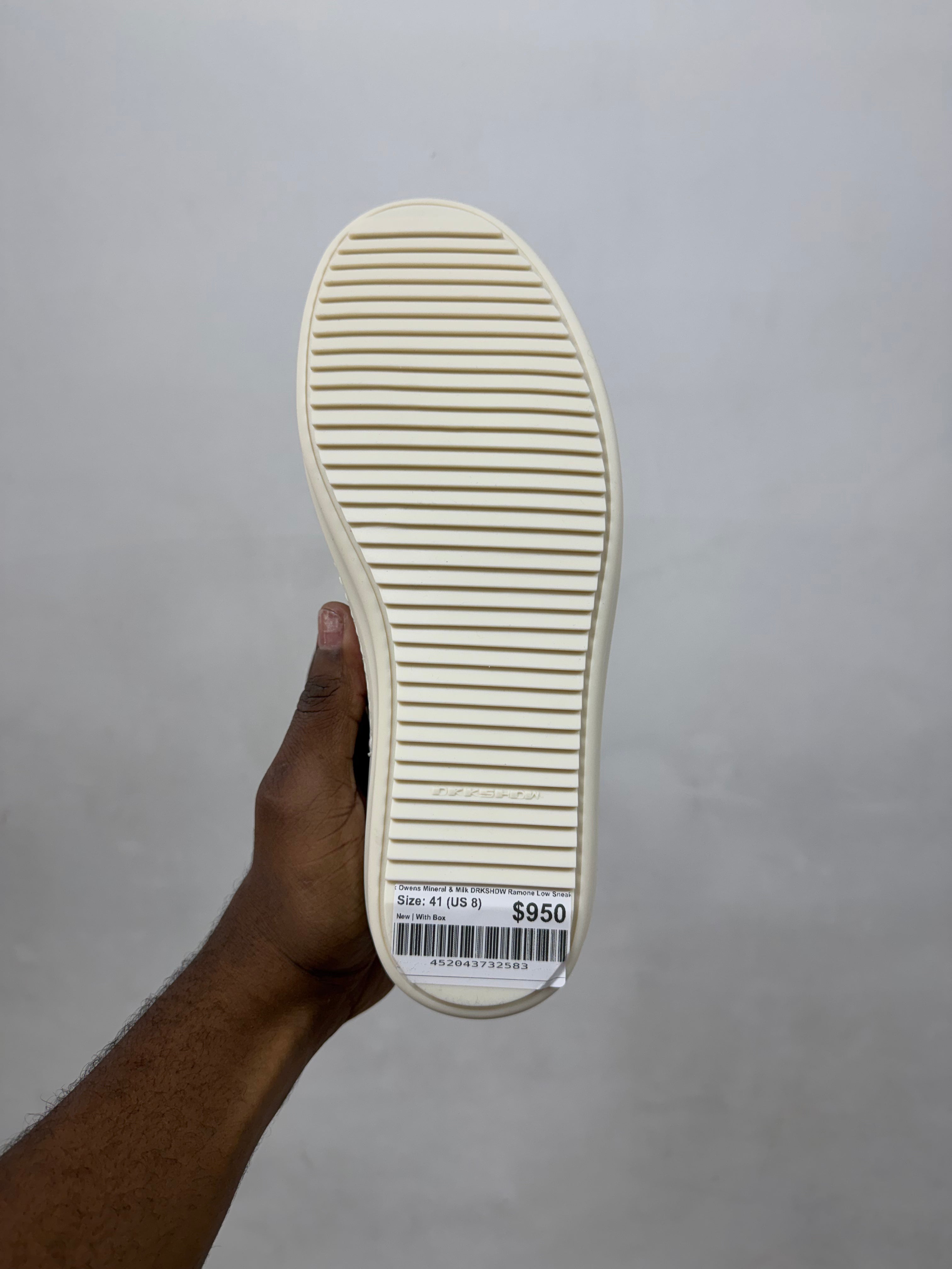 Rick Owens Mineral & Milk DRKSHDW Ramone Low Sneakers
