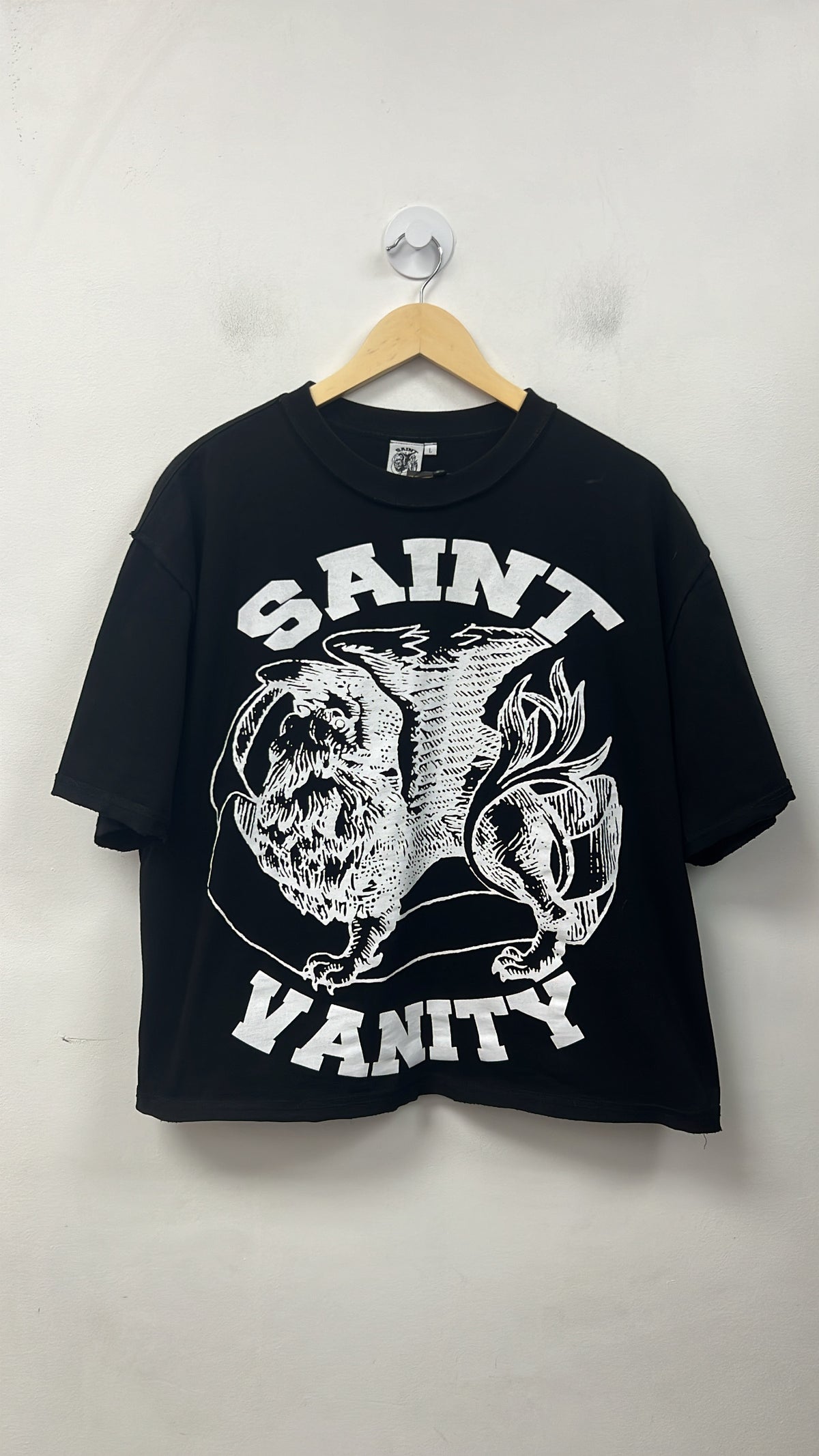 Saint Vanity Black White Griffin Tee