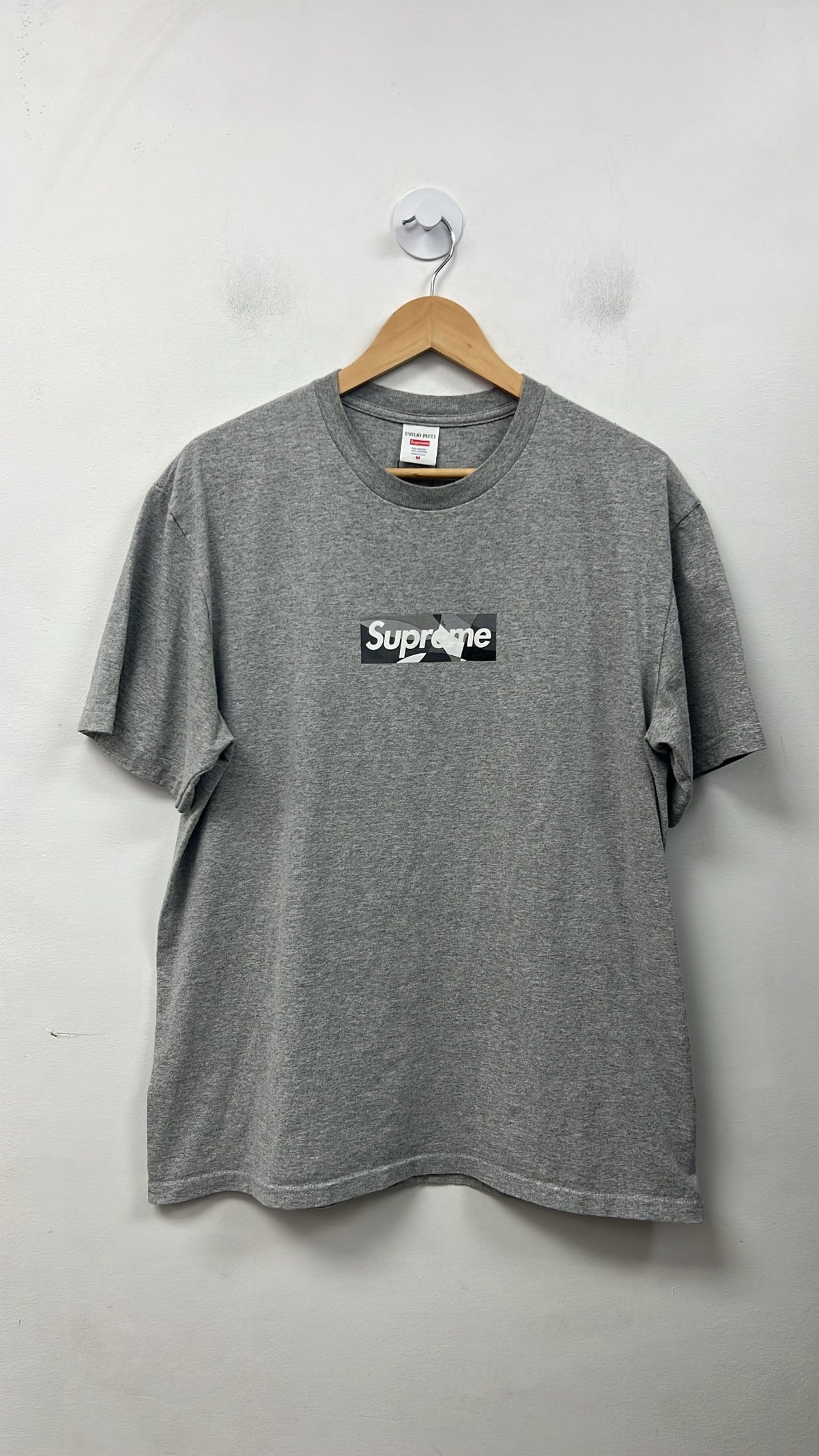 Supreme Grey Emilio Pucci Box Logo Tee