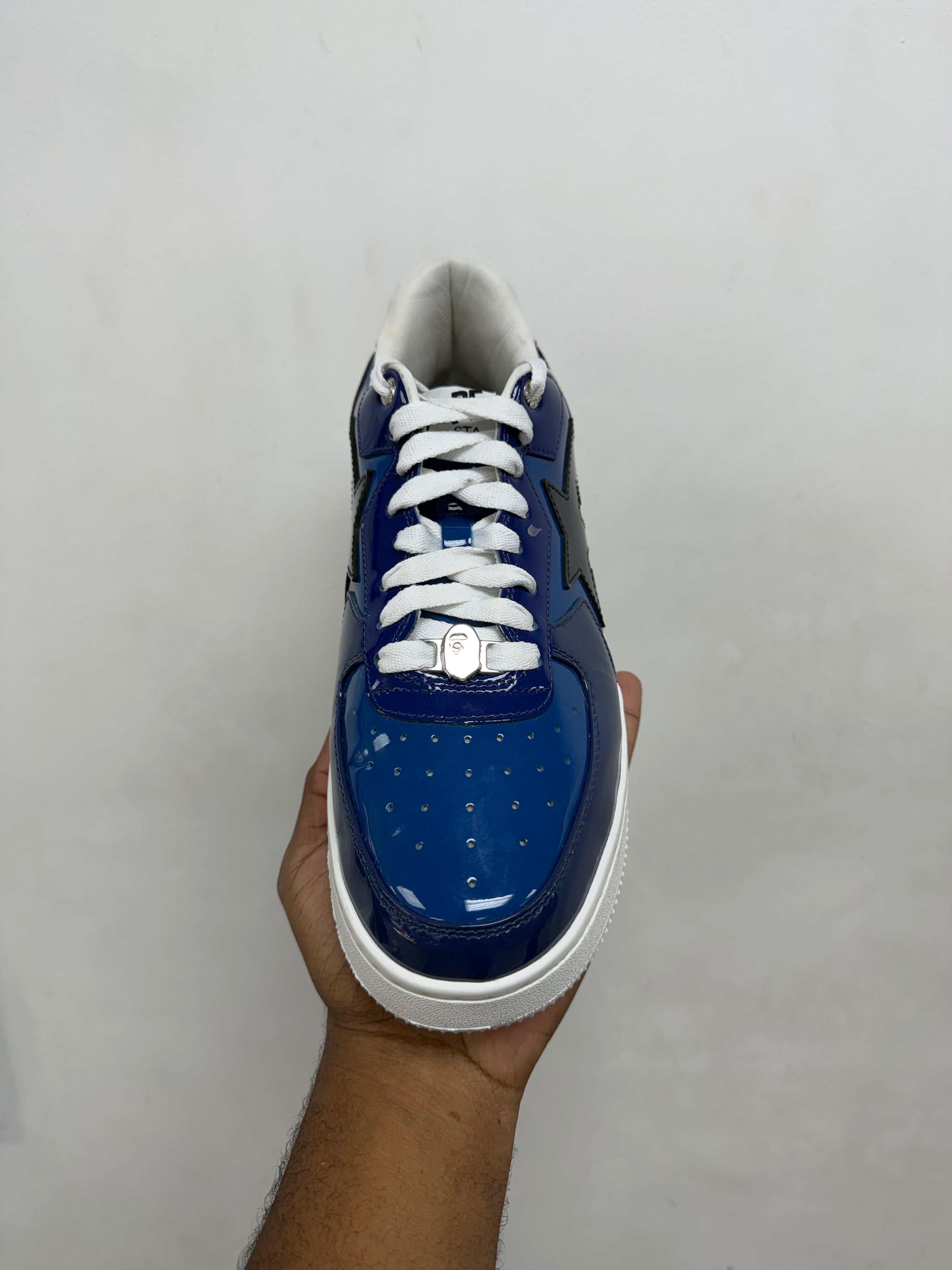 BAPE Navy Bapesta Sneakers