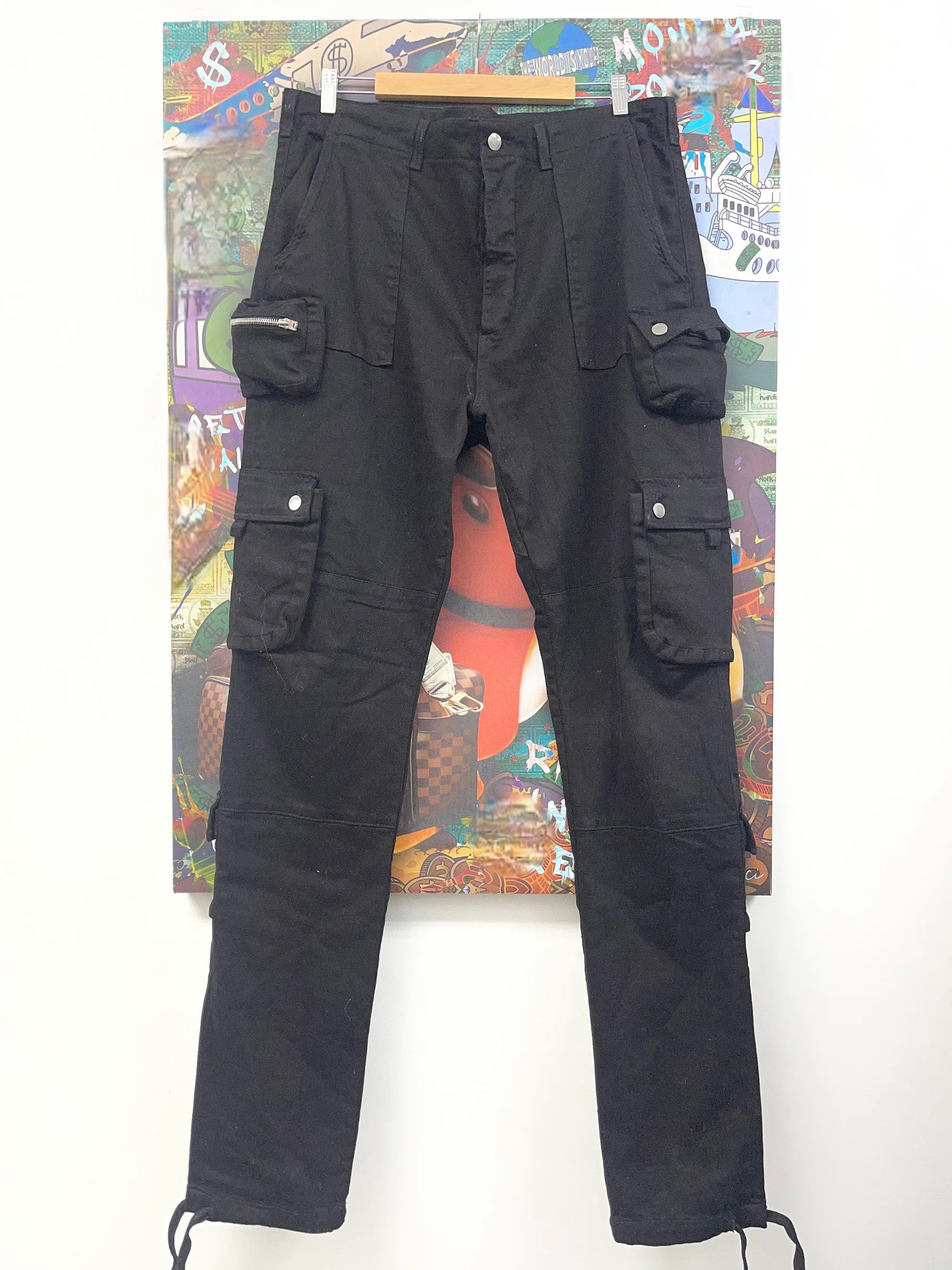 Amiri Black Cargo Jeans