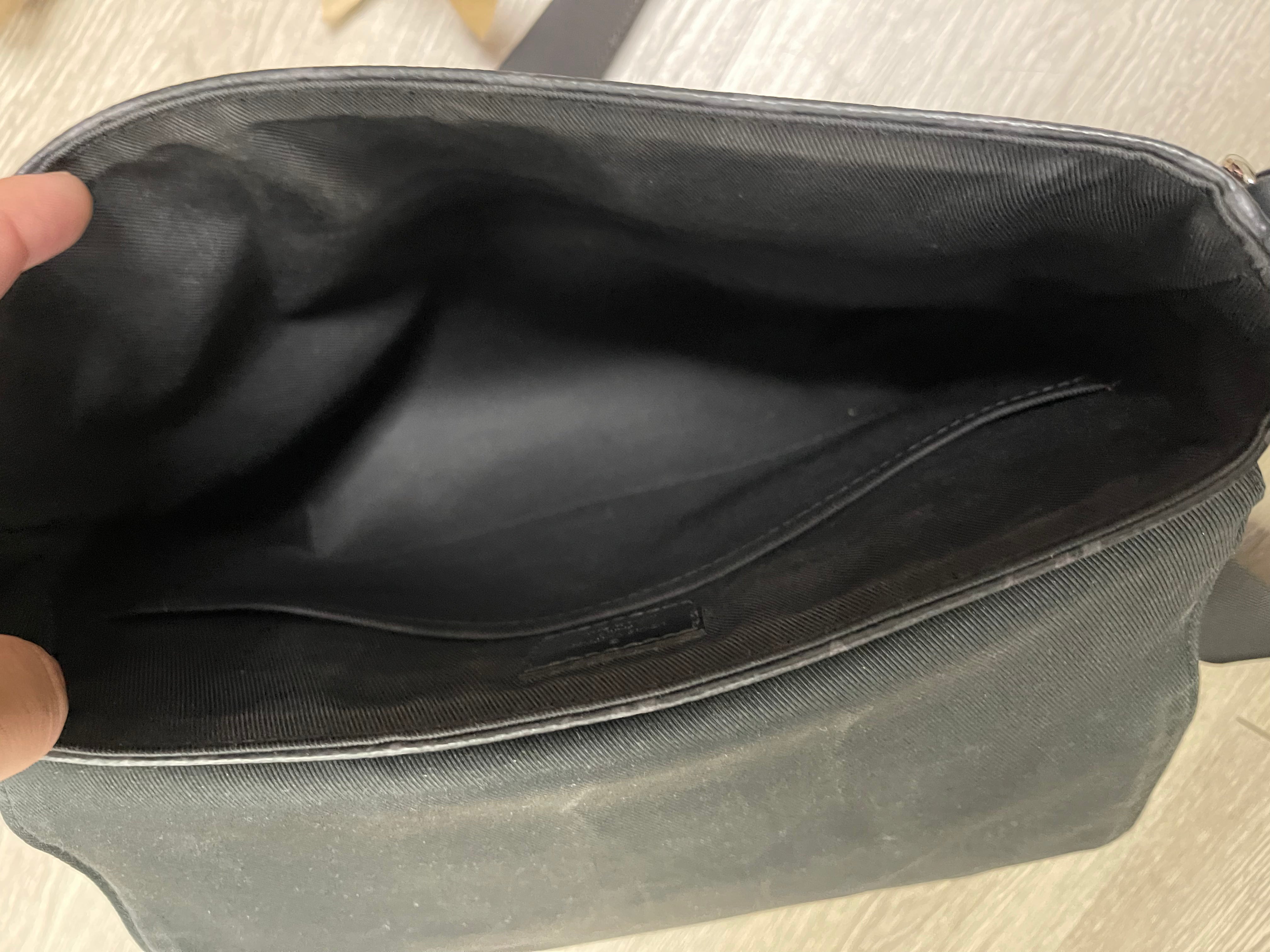 Louis Vuitton Black Monogram District Messenger Bag