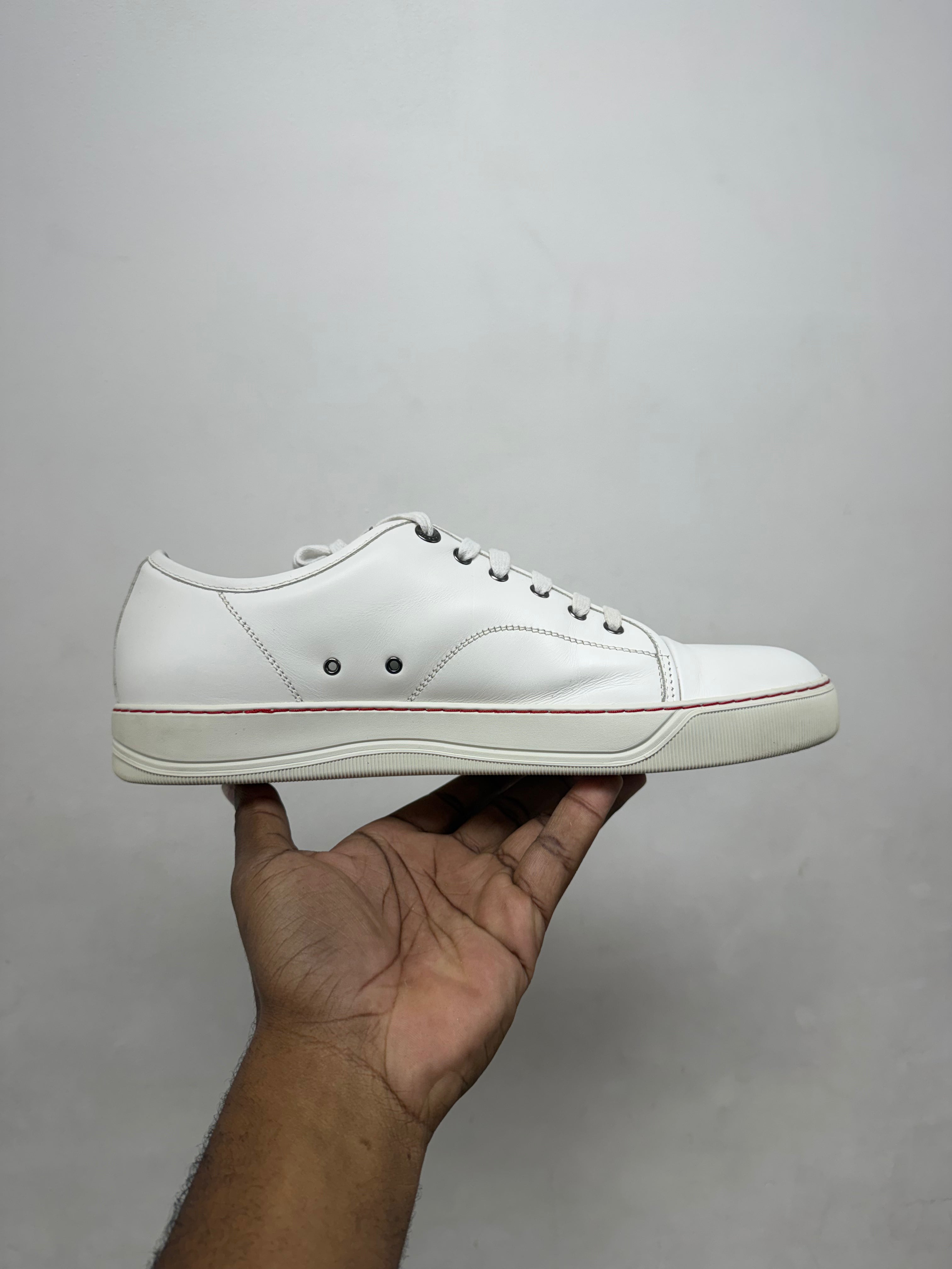 Lanvin White Low Top Sneakers