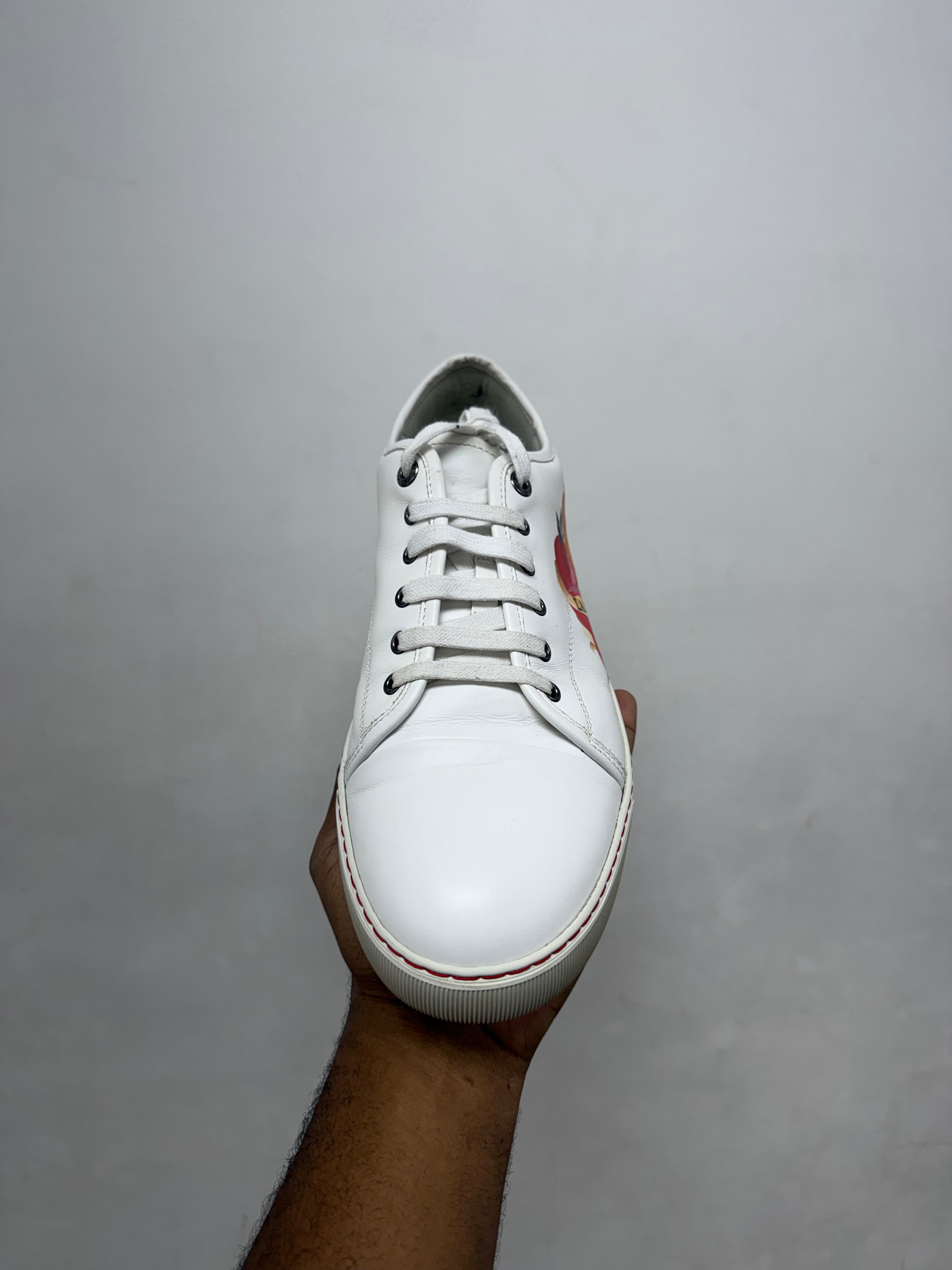Lanvin White Low Top Sneakers