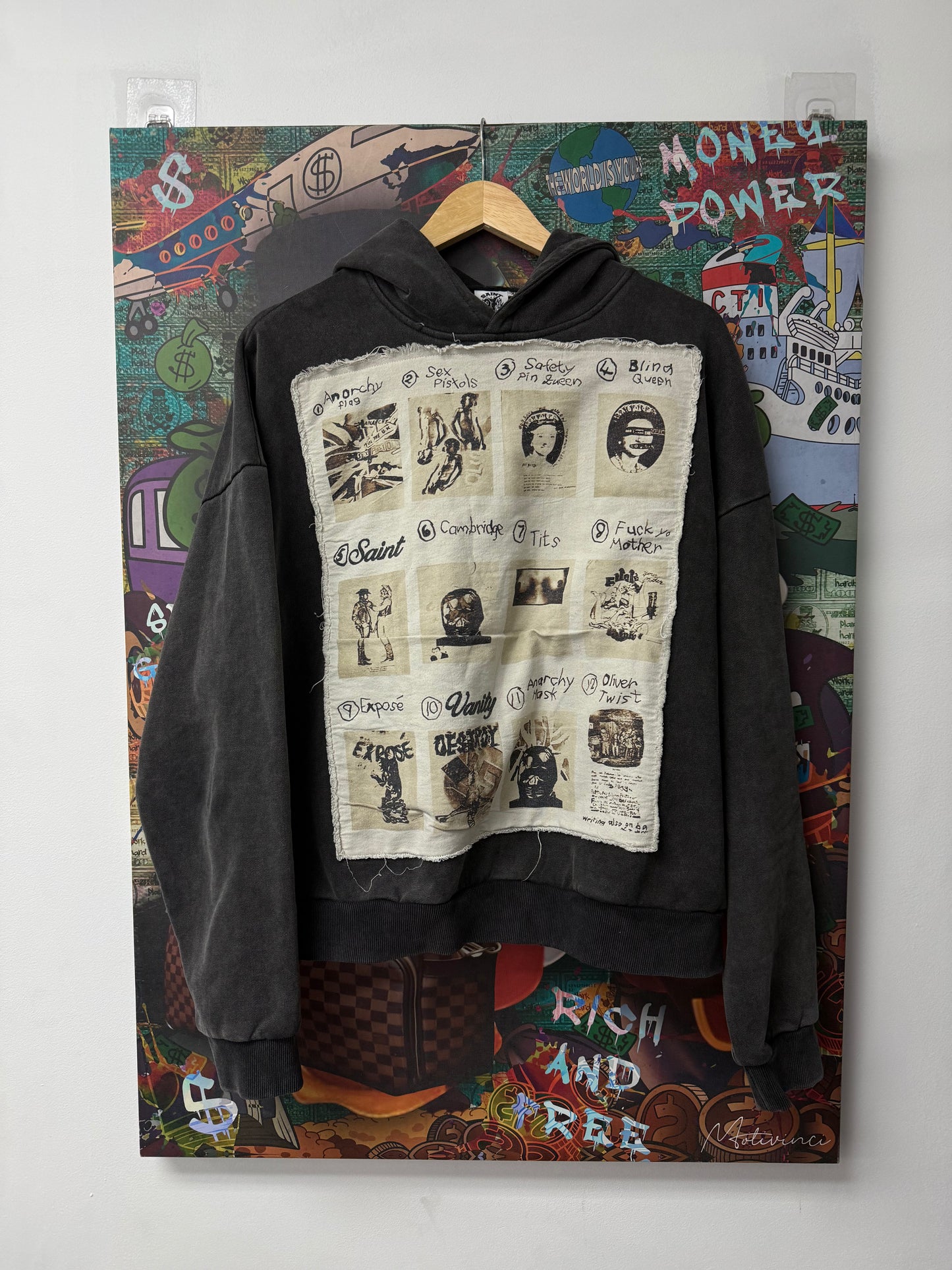 Saint Vanity Grey Picture Hoodie