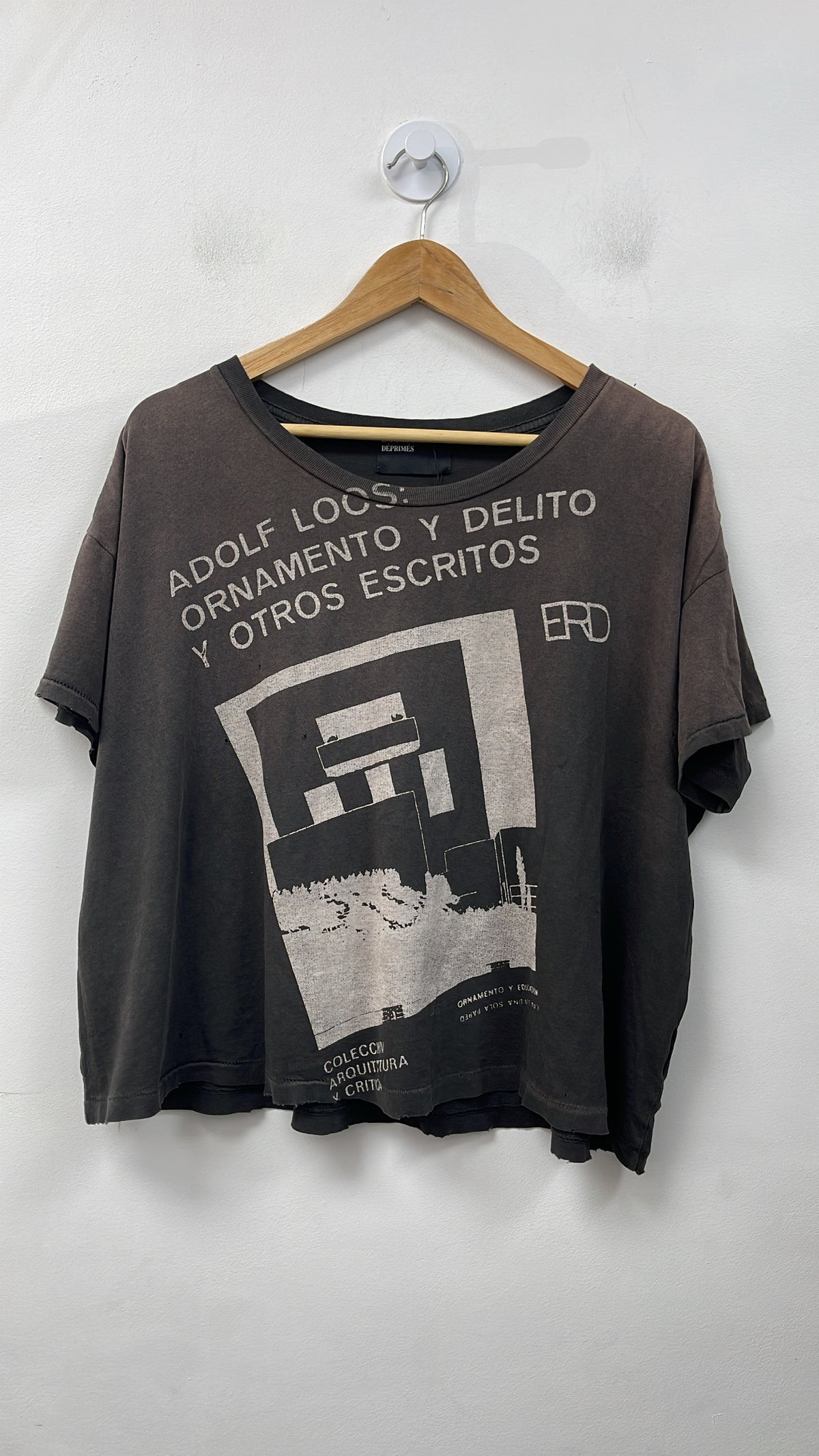ENFANTS RICHES DÉPRIMÉS Washed Black Ad*lf Loos Tee