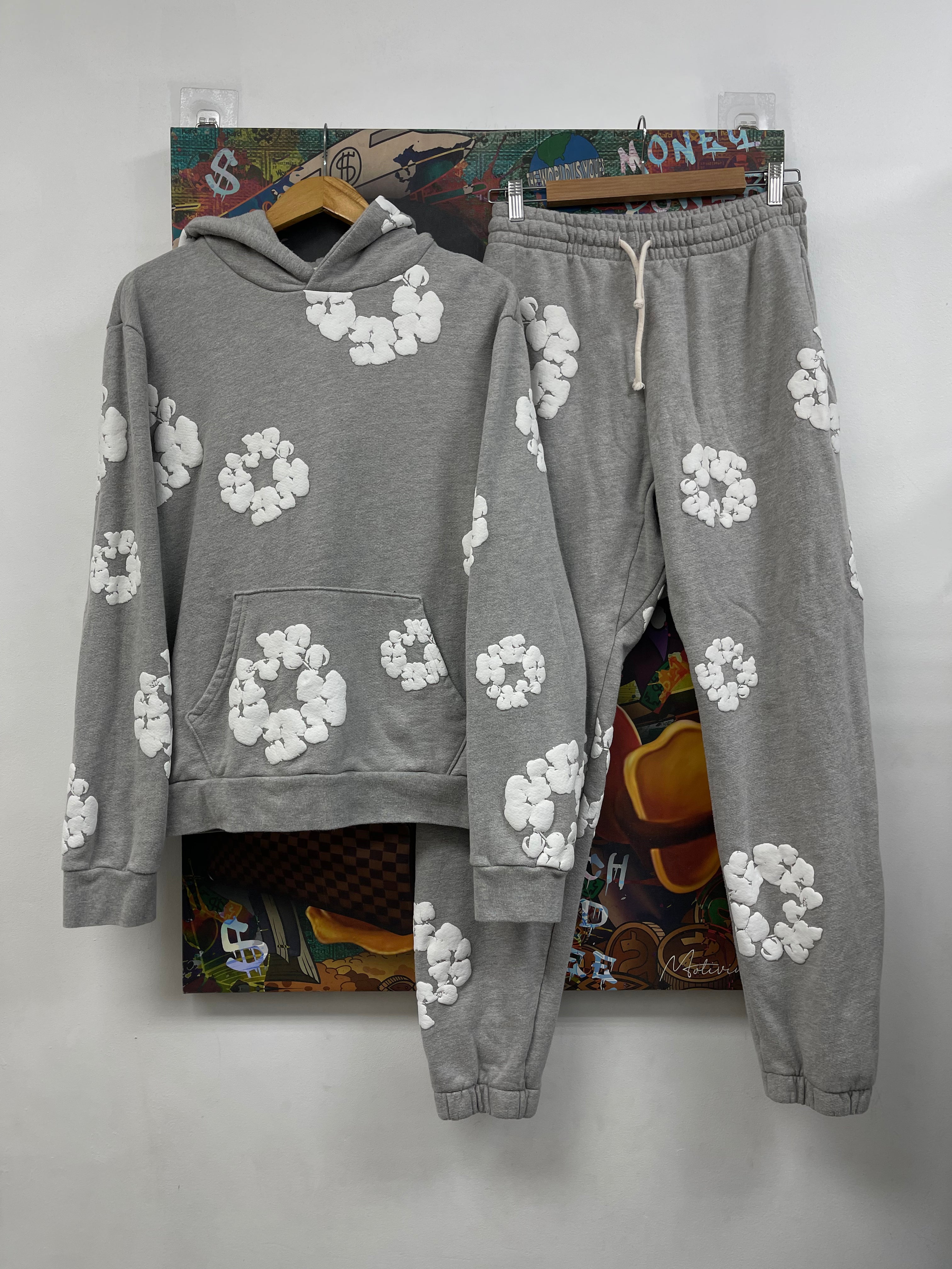 Denim Tears Grey Wreath (OG Release) Sweatsuit