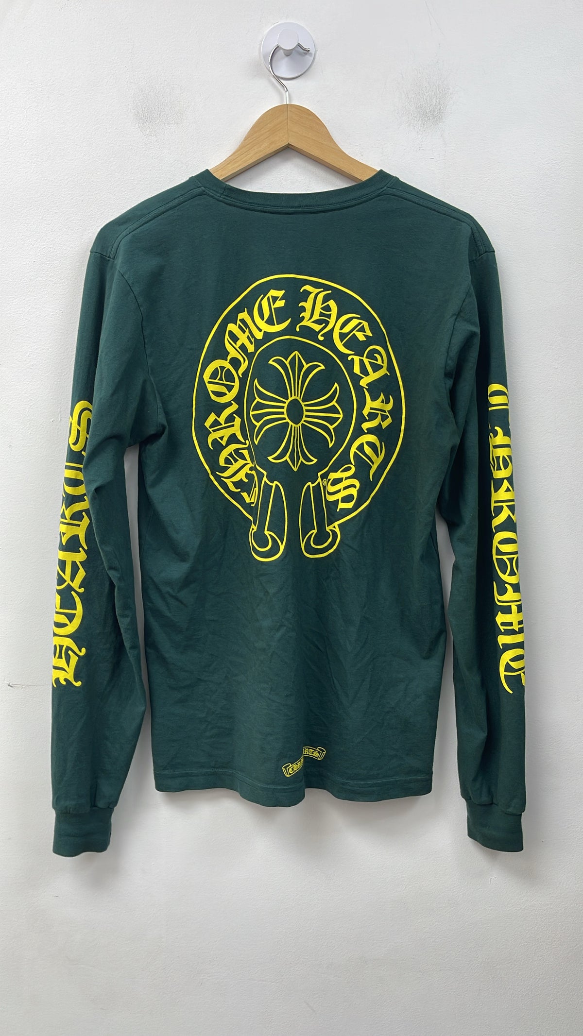 Chrome Hearts Green Yellow Horseshoe Long Sleeve