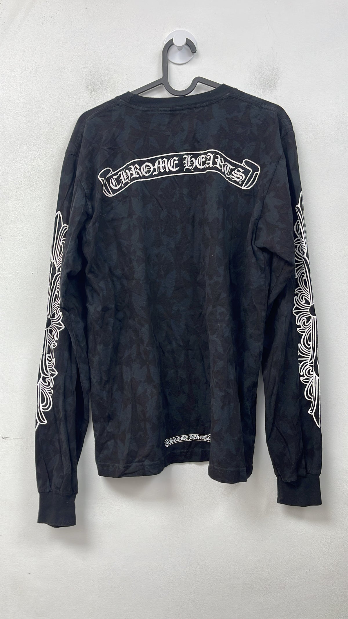 Chrome Hearts Tonal Monogram Sroll Logo Long Sleeve