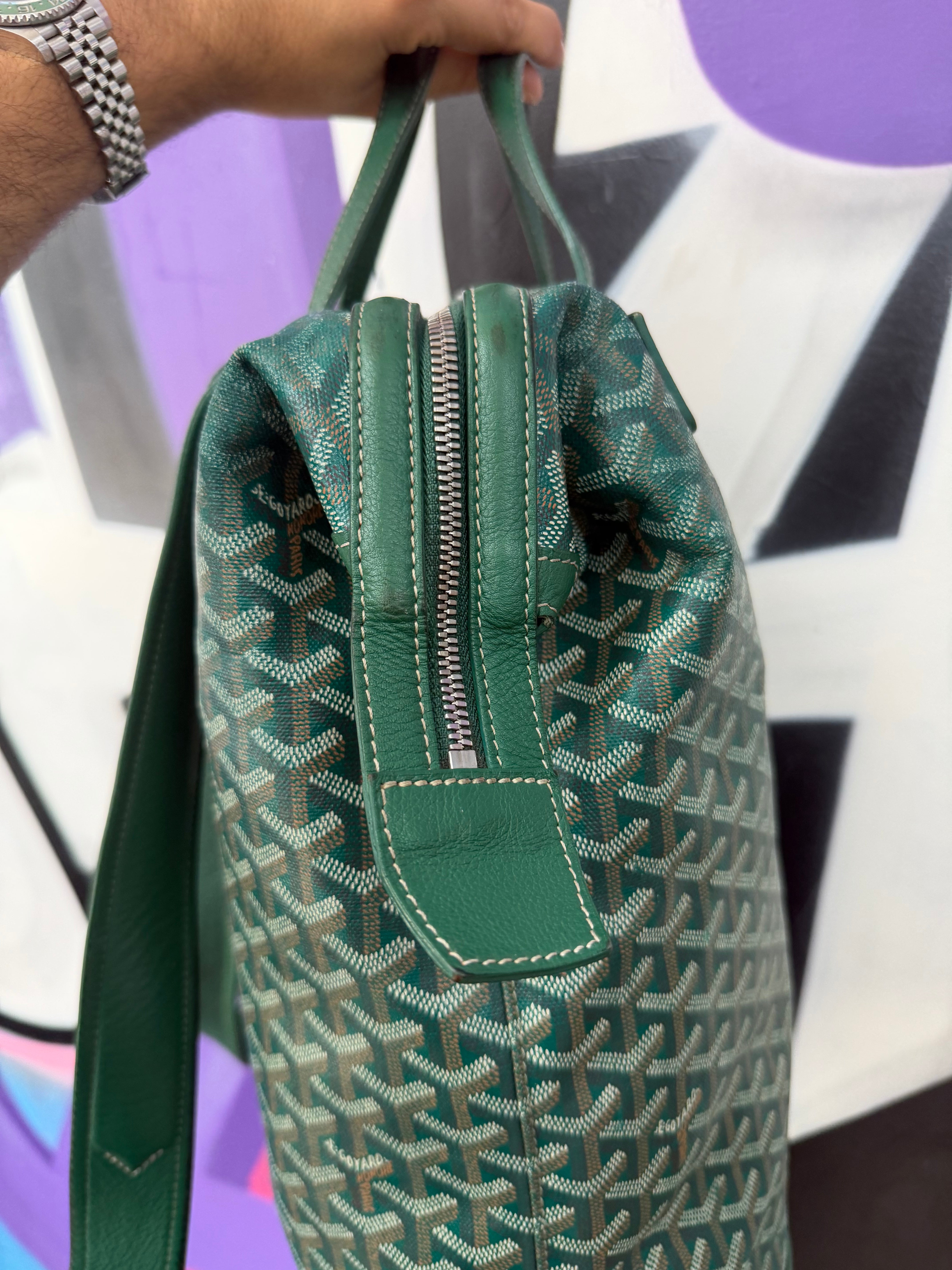 Goyard Green Cisalpin Backpack
