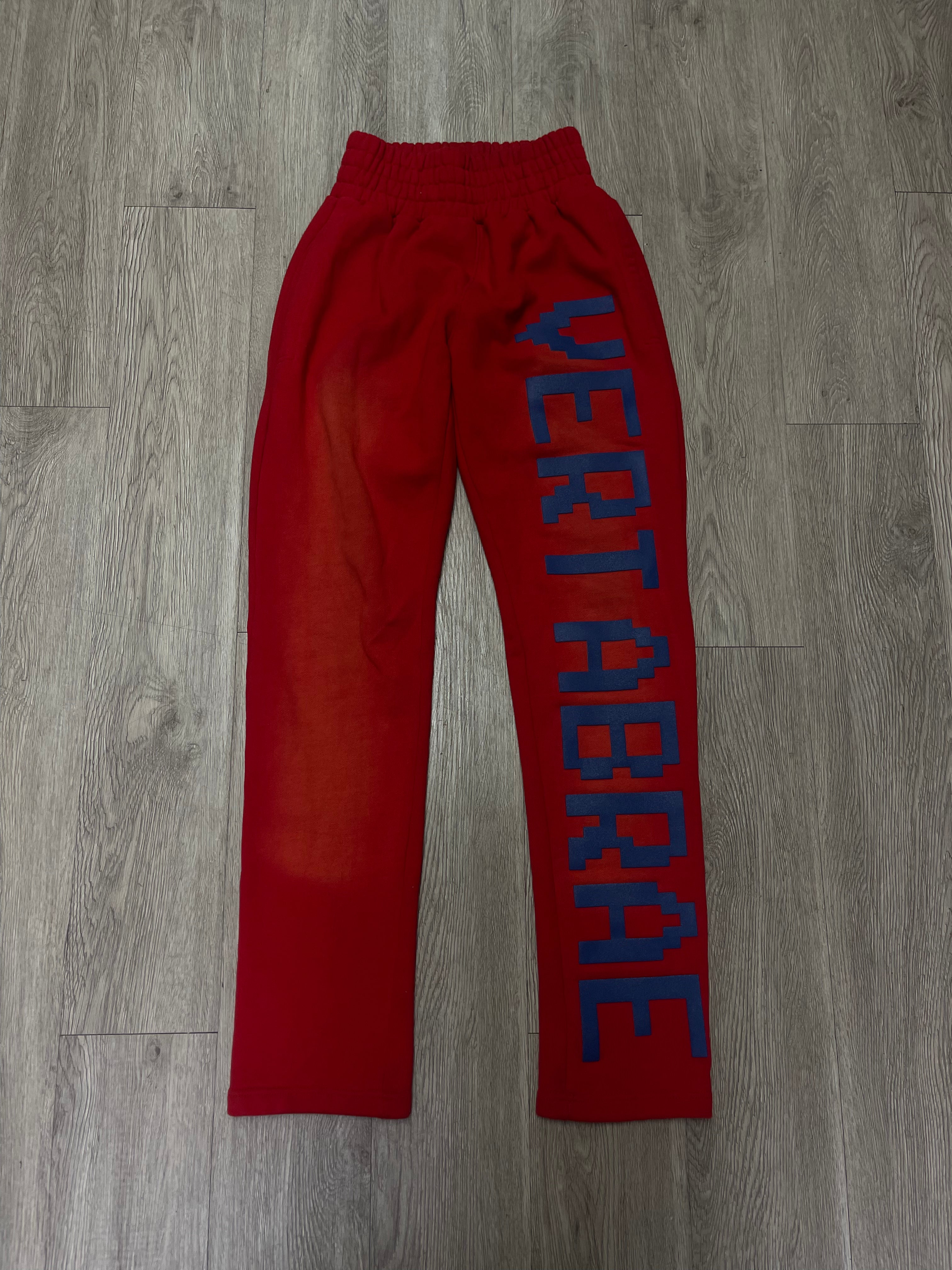 Vertabrae Red Navy Sweats