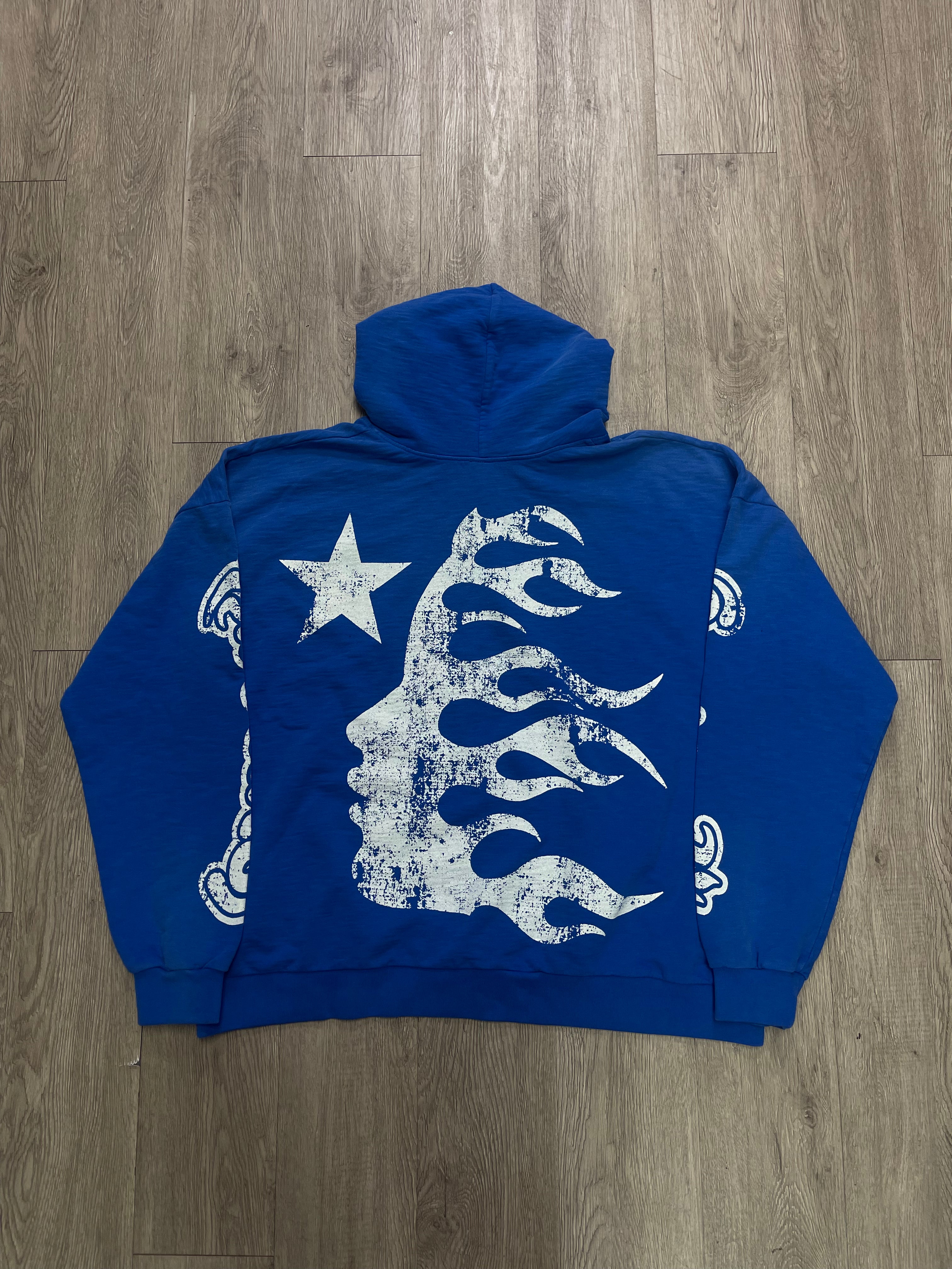 Hellstar Blue Yoga Hoodie